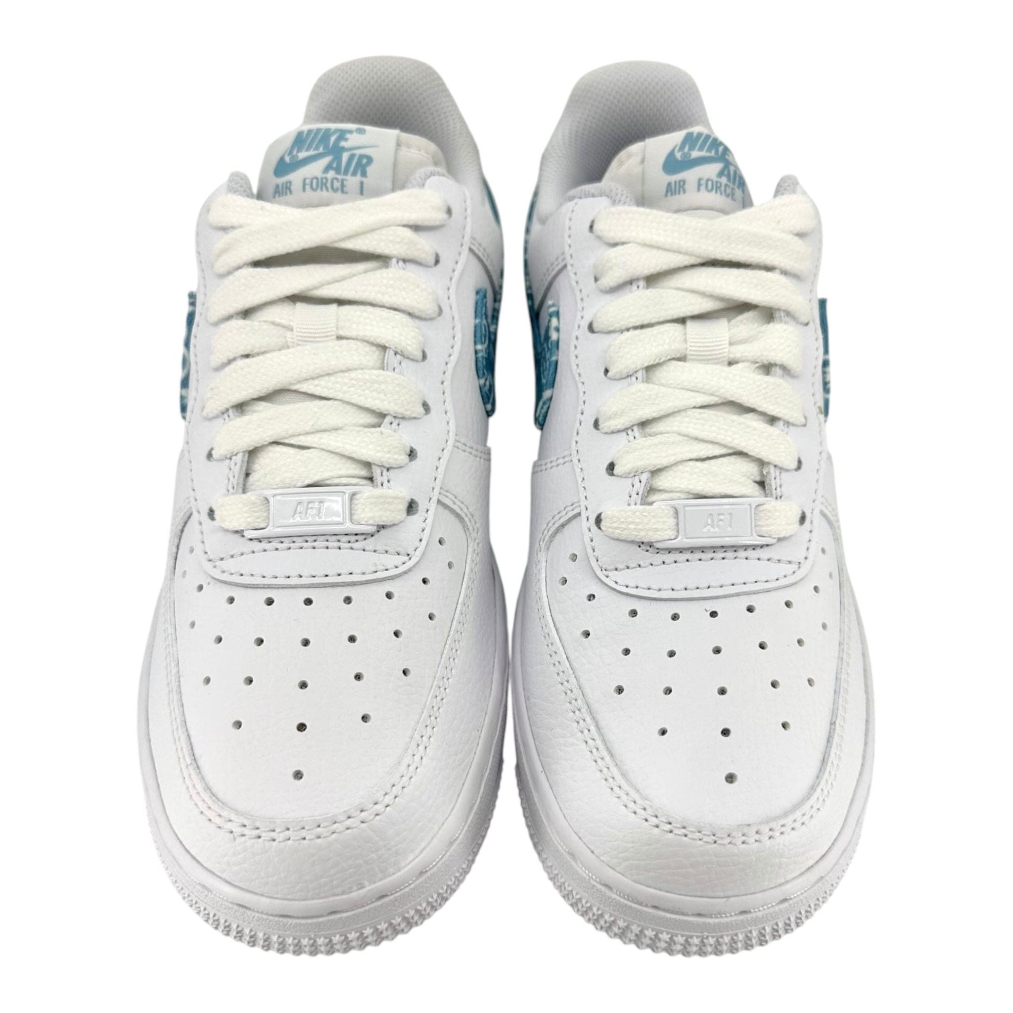 Nike Air Force 1 Low '07 Essential White Worn Blue Paisley (W) Size US 6.5 / IT 36.5 - 5 Thumbnail