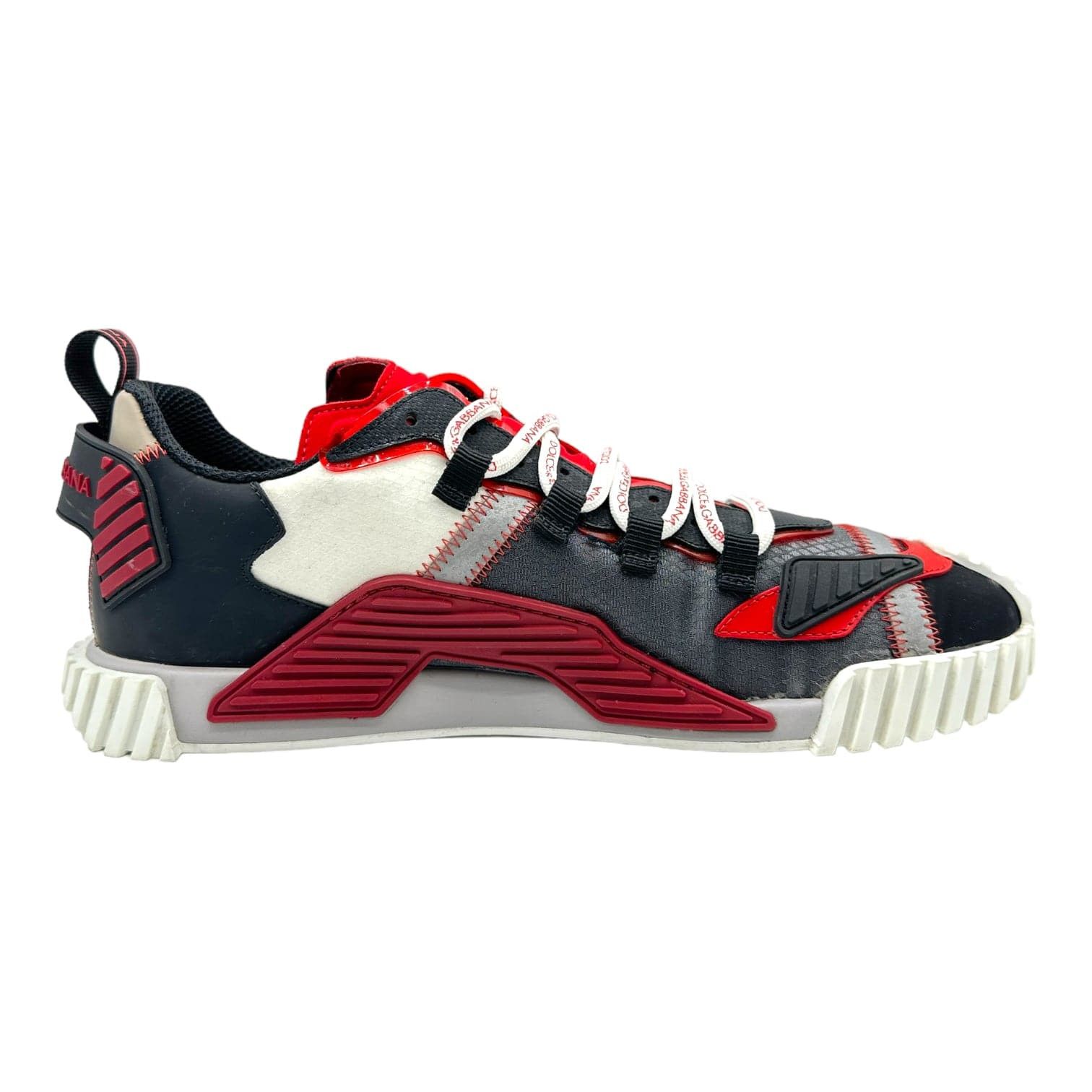 Dolce & Gabbana NS1 Low Top Sneaker Red White Black Size US 10 / EU 43 - 4 Thumbnail
