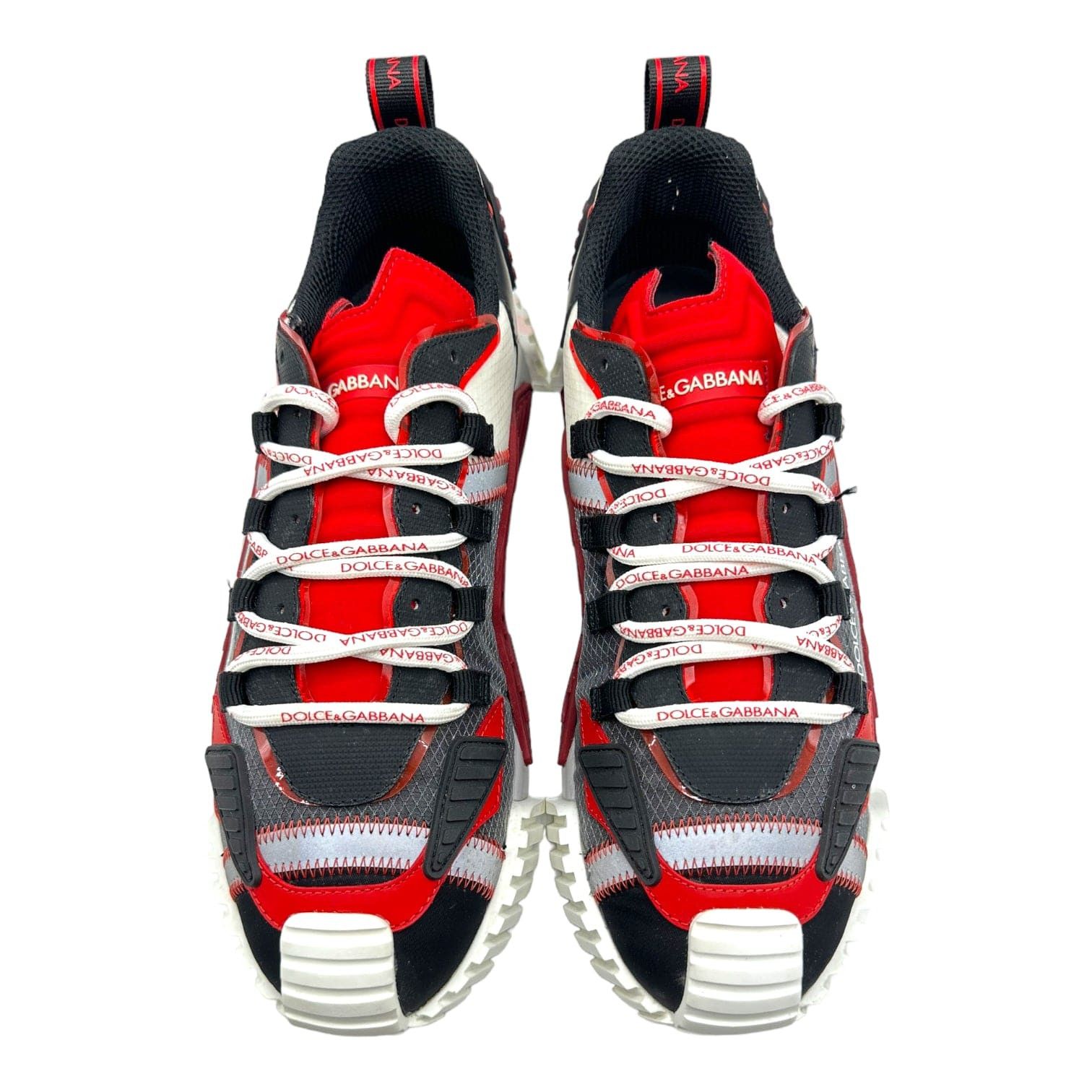 Dolce & Gabbana NS1 Low Top Sneaker Red White Black Size US 10 / EU 43 - 5 Thumbnail