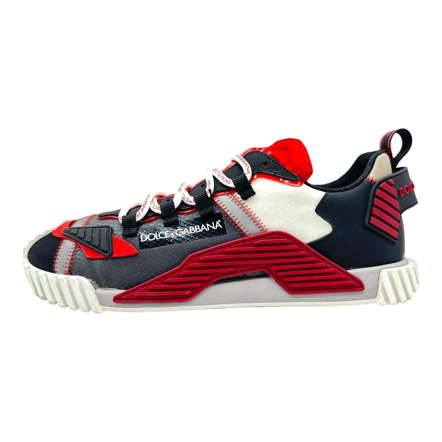 Dolce & Gabbana NS1 Low Top Sneaker Red White Black Size US 10 / EU 43 - 2 Thumbnail