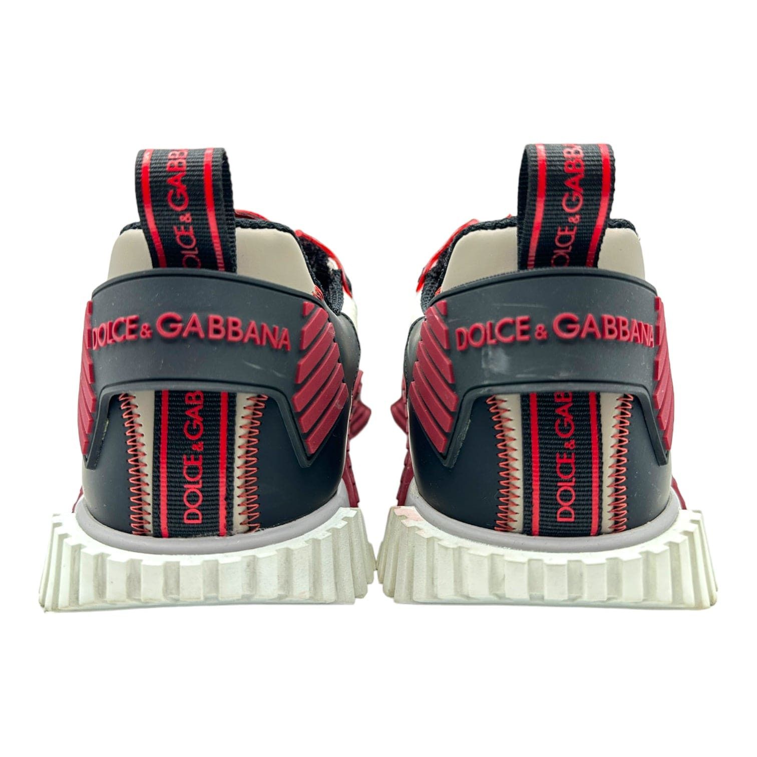 Dolce & Gabbana NS1 Low Top Sneaker Red White Black Size US 10 / EU 43 - 6 Thumbnail