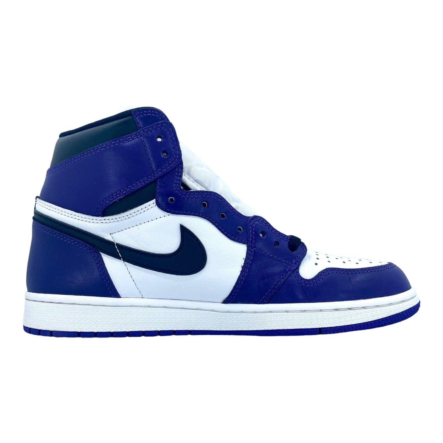 Nike 1 Retro High Court Purple White Size US 10 / EU 43 - 4 Thumbnail