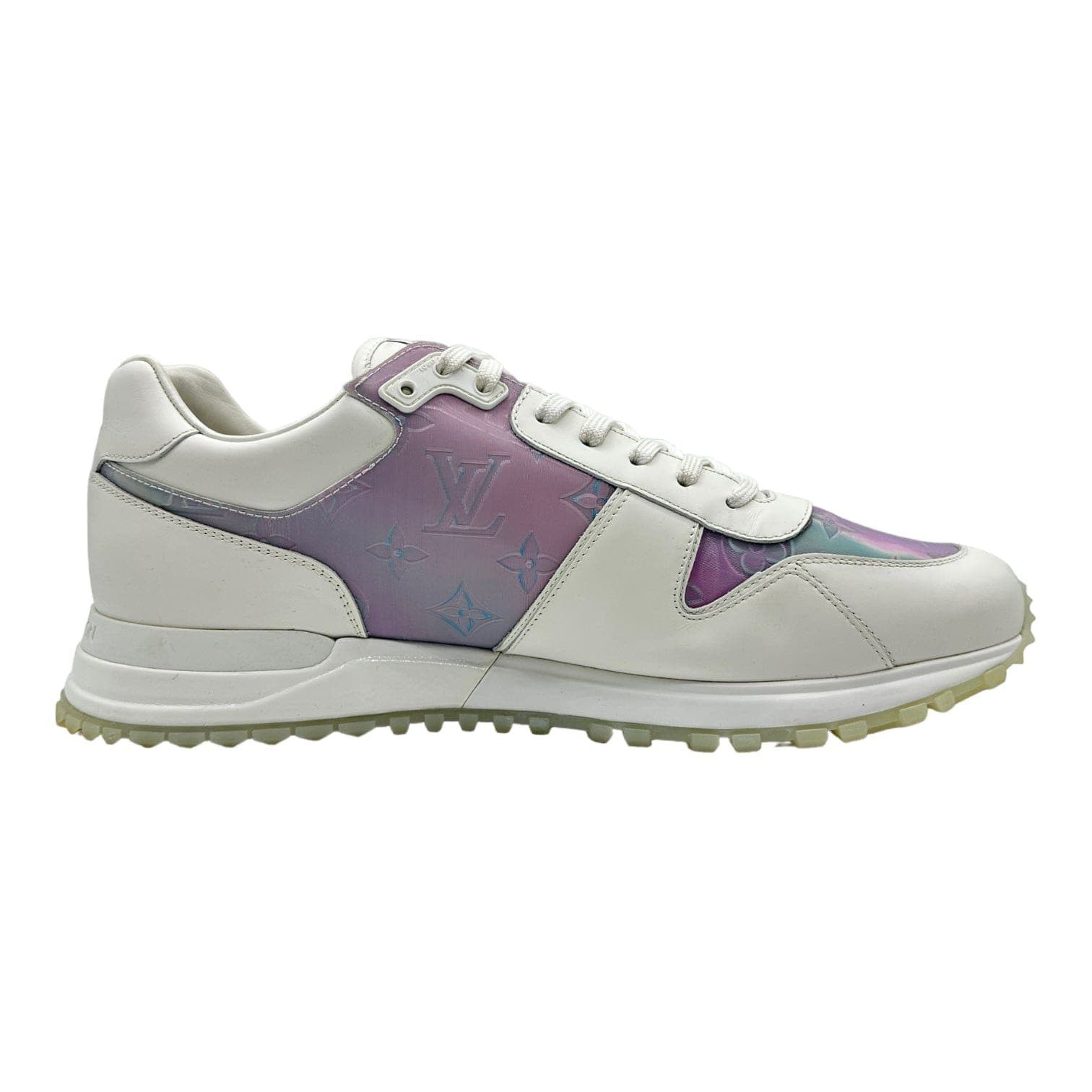 Louis Vuitton Run Away Sneaker Holographic White Silver Size US 8.5 / EU 41-42 - 4 Thumbnail