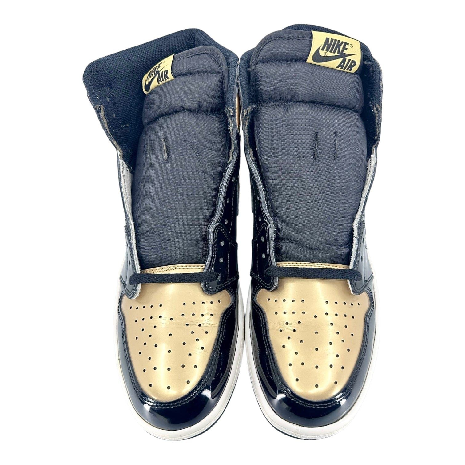 Nike 1 Retro High NRG Patent Gold Toe Size US 14 / EU 47 - 5 Thumbnail