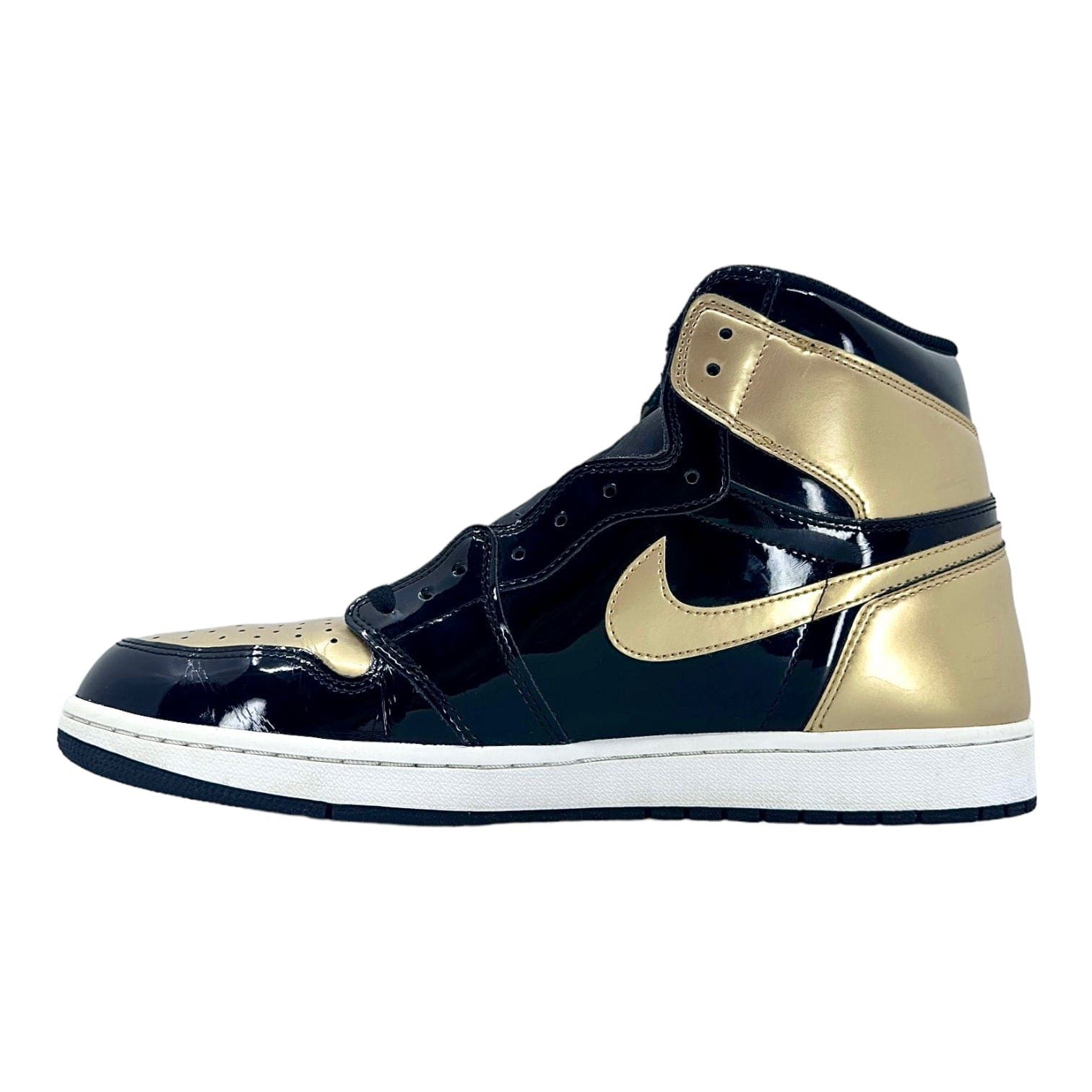 Nike 1 Retro High NRG Patent Gold Toe Size US 14 / EU 47 - 3 Thumbnail