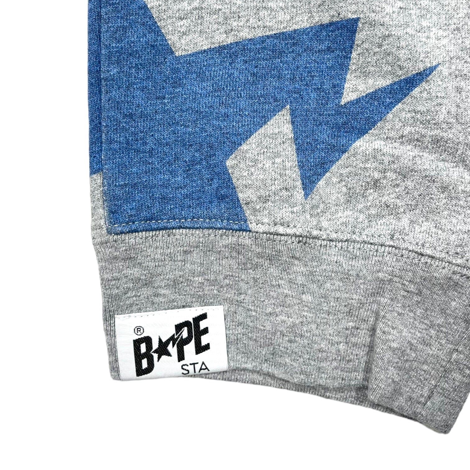 Bape Bape Sta Shark Stars Logo Sweatpants Grey Size US 40 / EU 56 - 4 Thumbnail