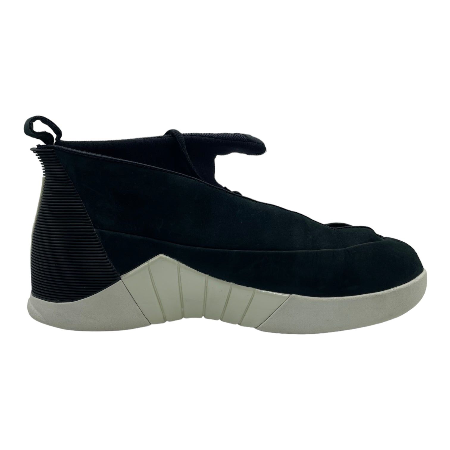 Nike 15 Retro PSNY Black Suede Size US 10 / EU 43 - 4 Thumbnail