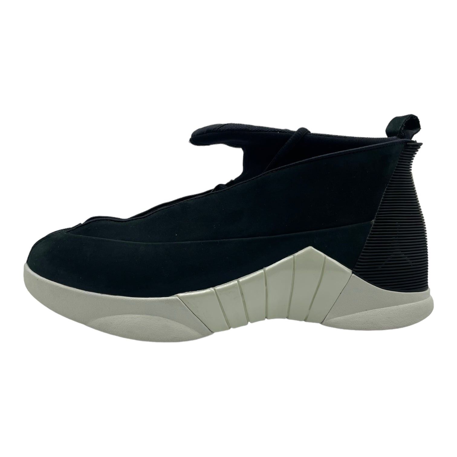 Nike 15 Retro PSNY Black Suede Size US 10 / EU 43 - 2 Thumbnail
