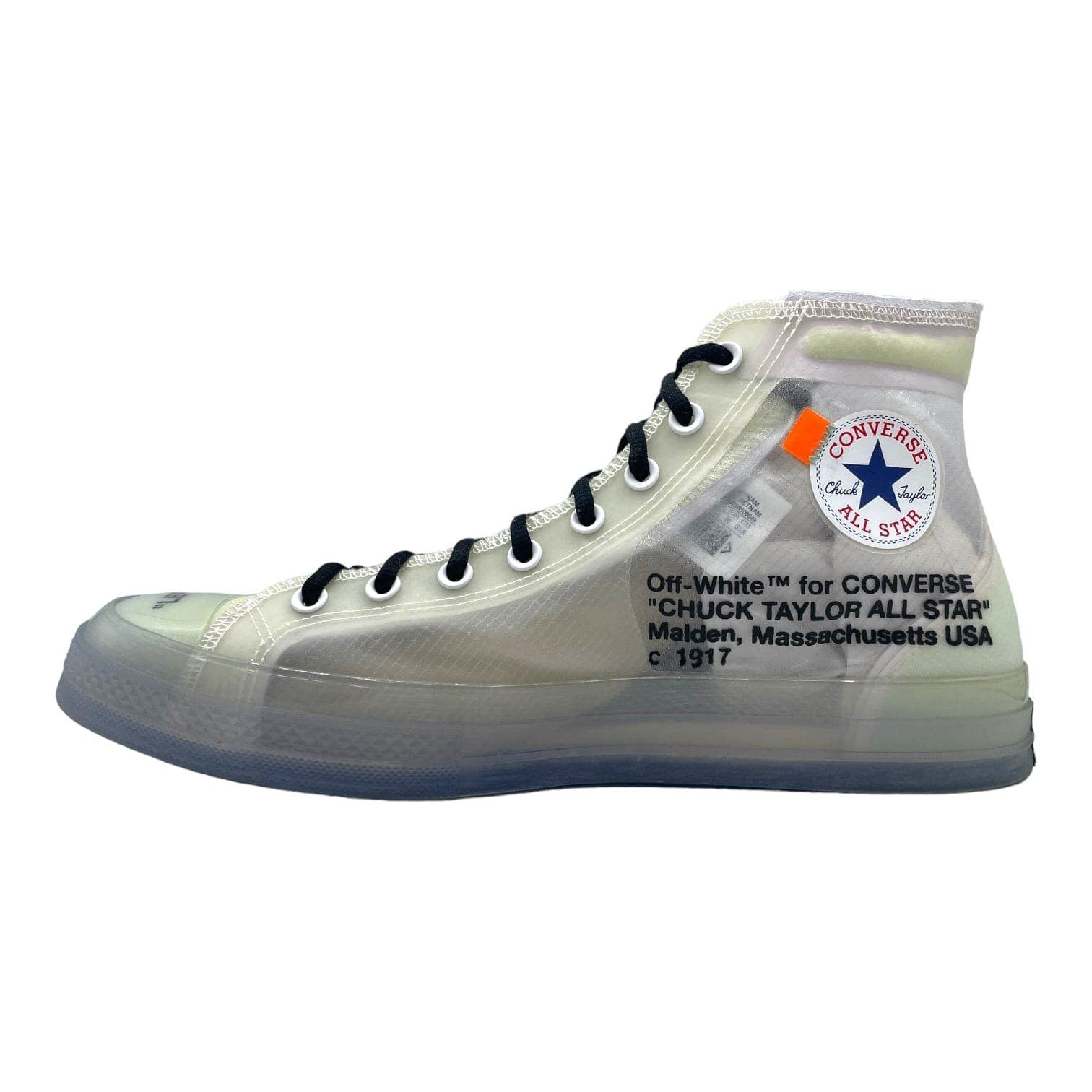 Converse Chuck Taylor All-Star Vulcanized Hi Off-White Size US 13 / EU 46 - 3 Thumbnail