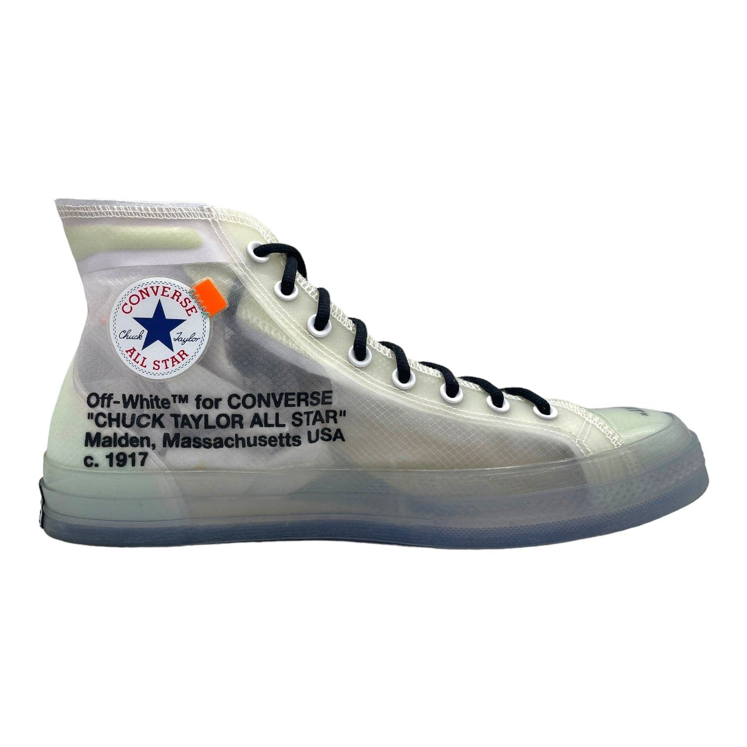 Converse Chuck Taylor All-Star Vulcanized Hi Off-White Size US 13 / EU 46 - 4 Thumbnail