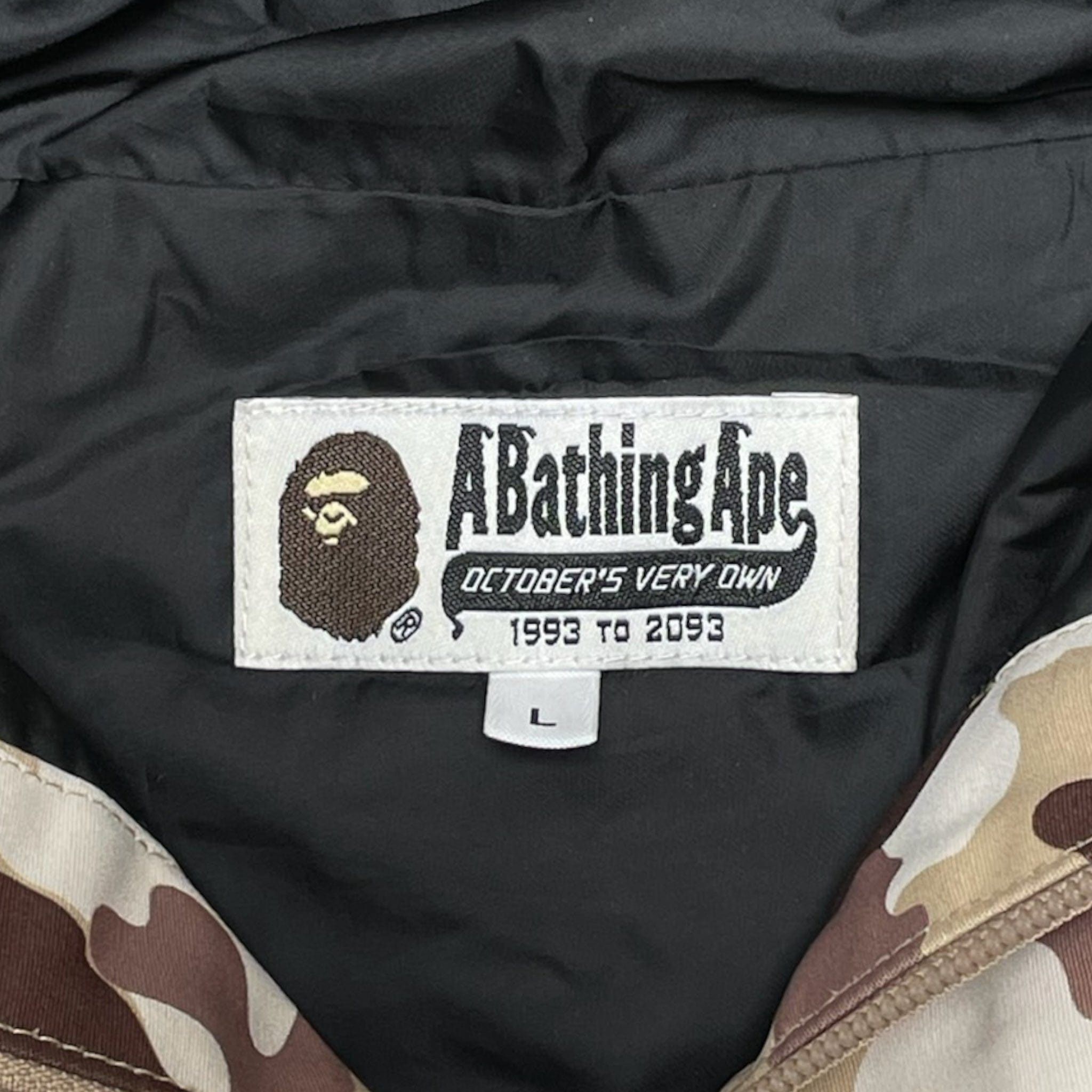 Bape Bape x OVO Woodland Camo Snowboard Jacket Beige Size US L / EU 52-54 / 3 - 4 Thumbnail