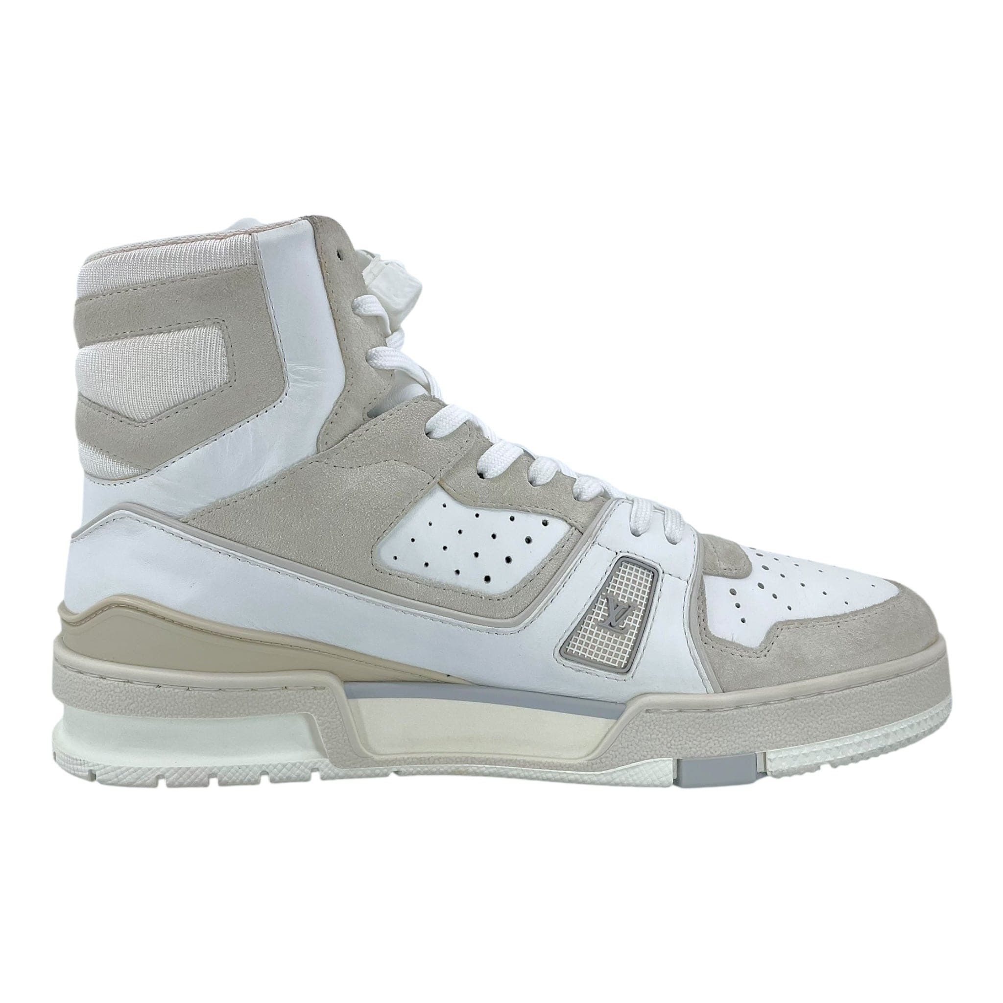Louis Vuitton LV Trainer High White Iridescent Size US 6.5 / EU 39-40 - 4 Thumbnail