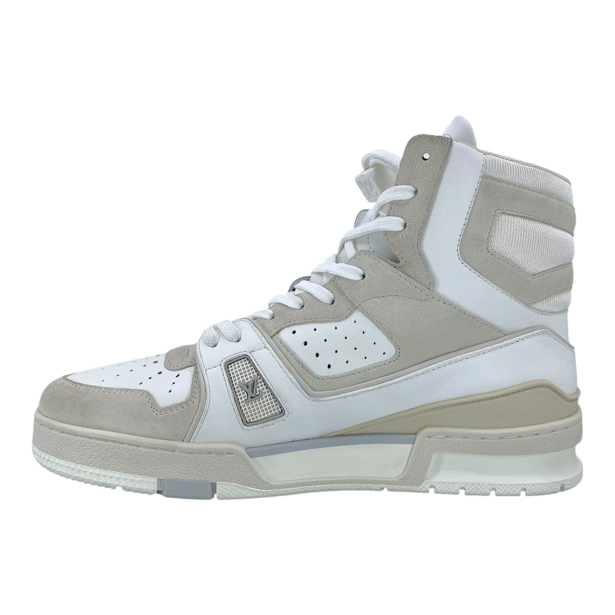 Louis Vuitton LV Trainer High White Iridescent Size US 6.5 / EU 39-40 - 3 Thumbnail