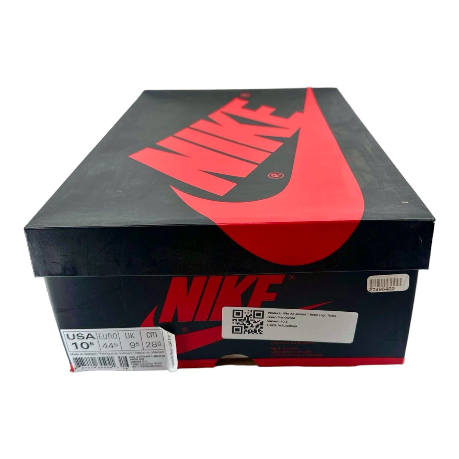 Nike 1 Retro High Turbo Green Size US 10.5 / EU 43-44 - 8 Thumbnail