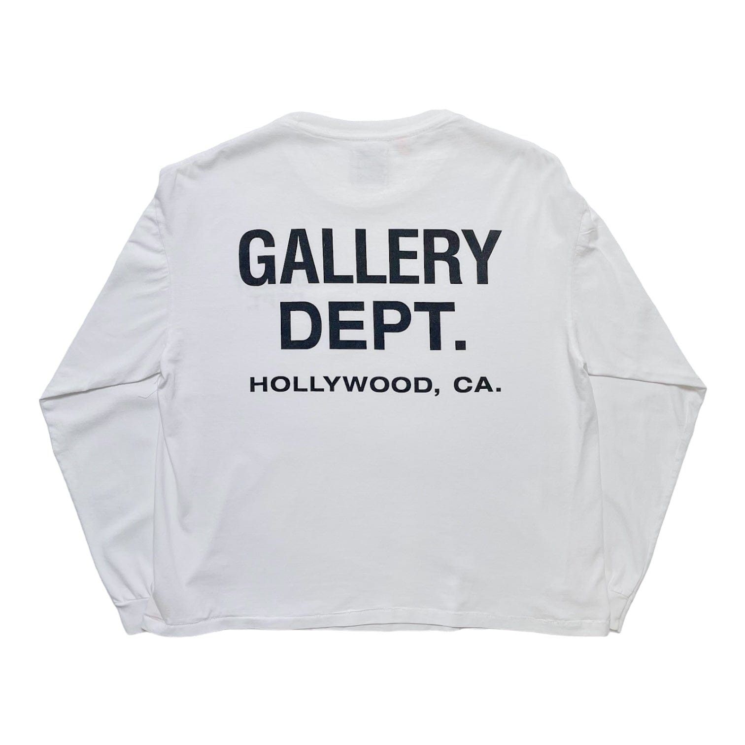 Gallery Dept. Gallery Department Souvenir Long Sleeve Tee Shirt White Size US XL / EU 56 / 4 - 2 Thumbnail