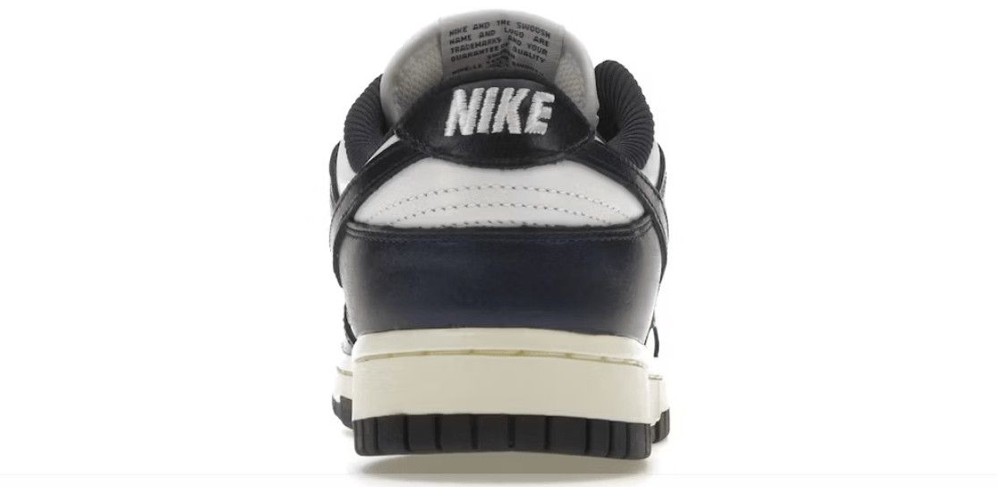 Nike Dunk Low PRM Vintage Navy (W) Size US 10 / IT 40 - 4 Thumbnail