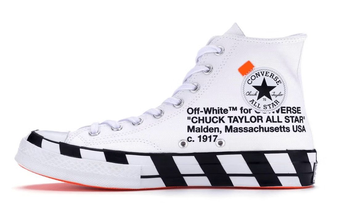 Nike Converse Chuck Taylor All-Star 70s Hi Off-White Size US 5.5 / EU 38 - 2 Thumbnail