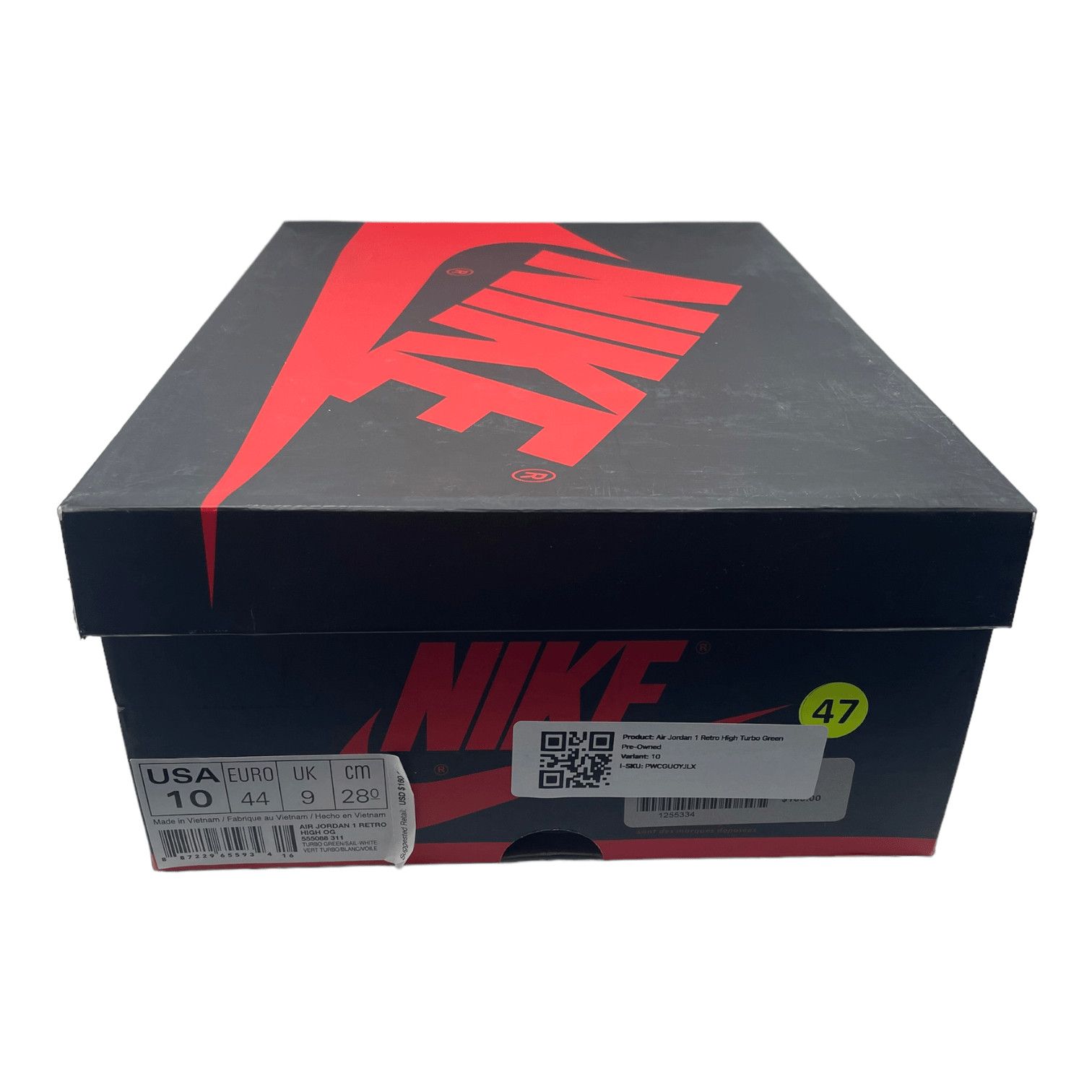 Nike 1 Retro High Turbo Green Size US 10 / EU 43 - 9 Thumbnail