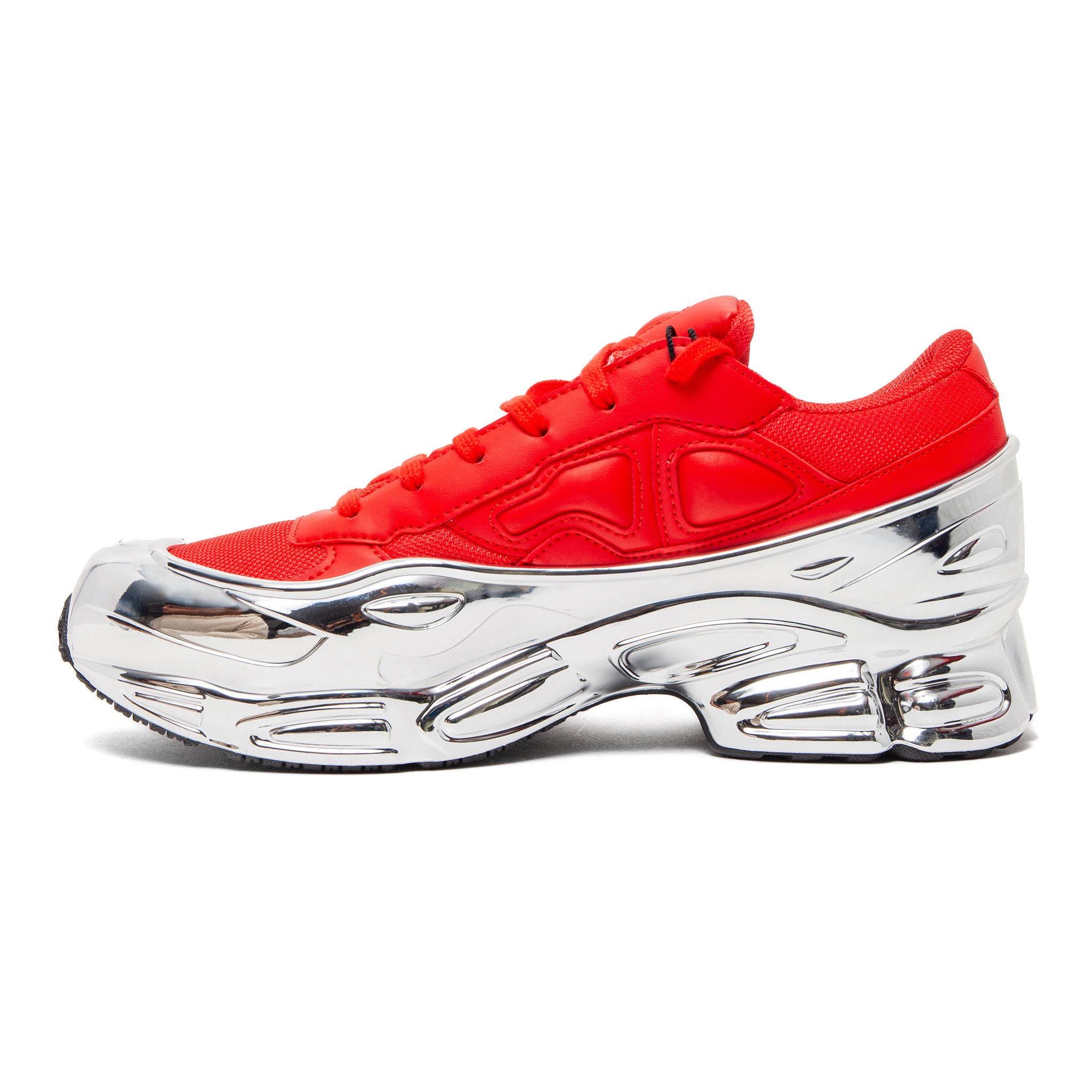 Adidas Ozweego Raf Simons Red Silver Metallic Size US 8 / EU 41 - 3 Thumbnail