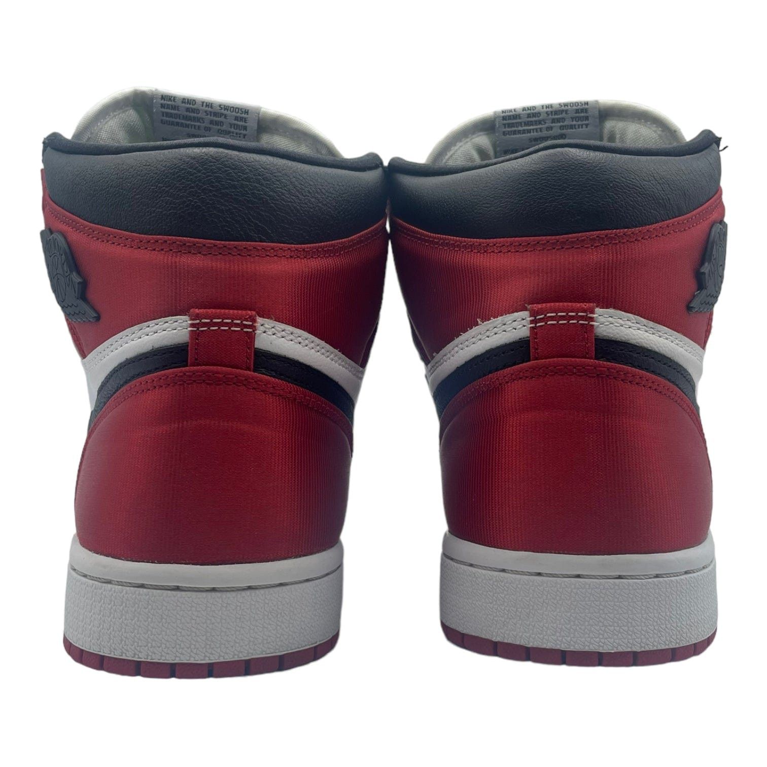 Nike 1 Retro High Satin Black Toe (W) Size US 10 / IT 40 - 6 Thumbnail