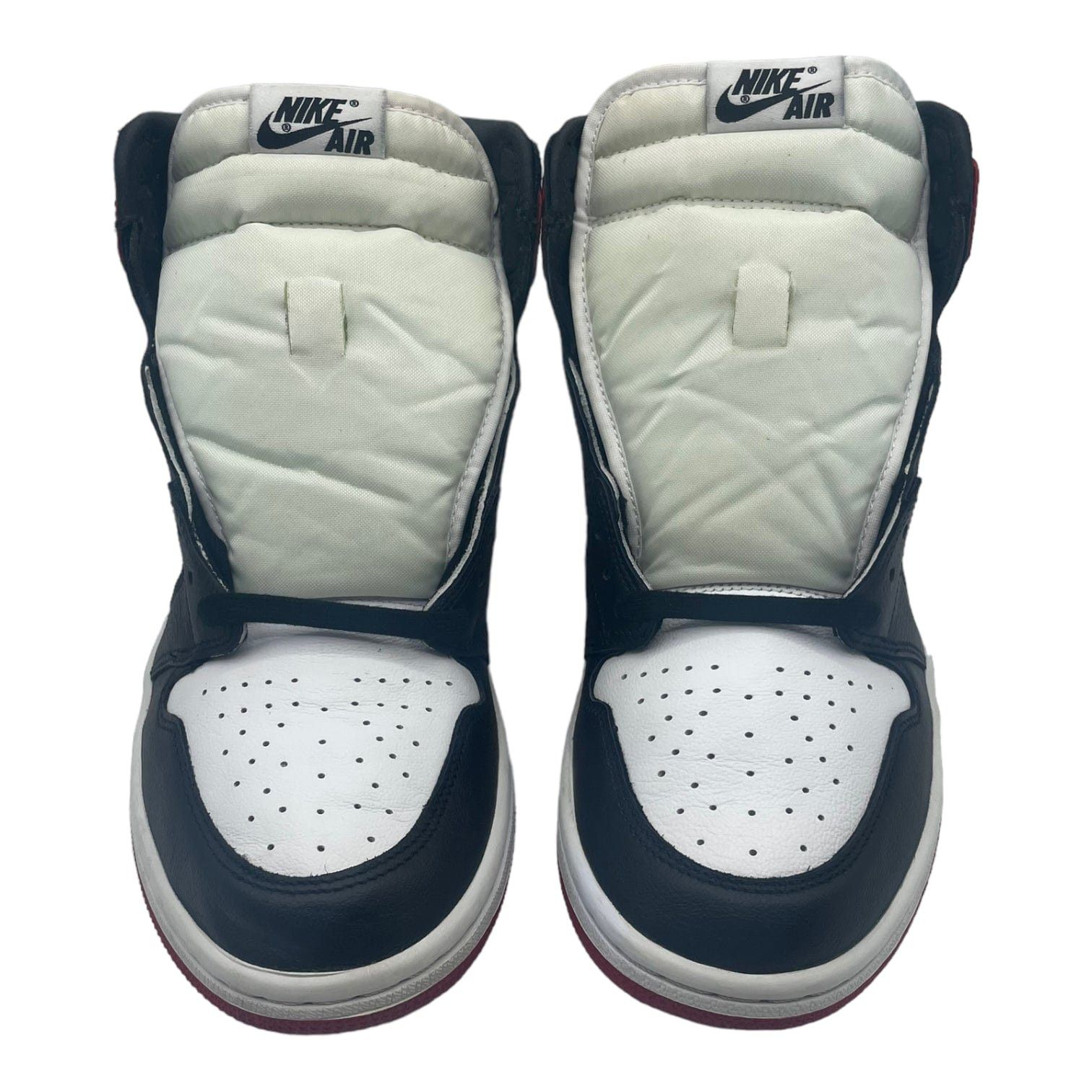 Nike 1 Retro High Satin Black Toe (W) Size US 10 / IT 40 - 5 Thumbnail