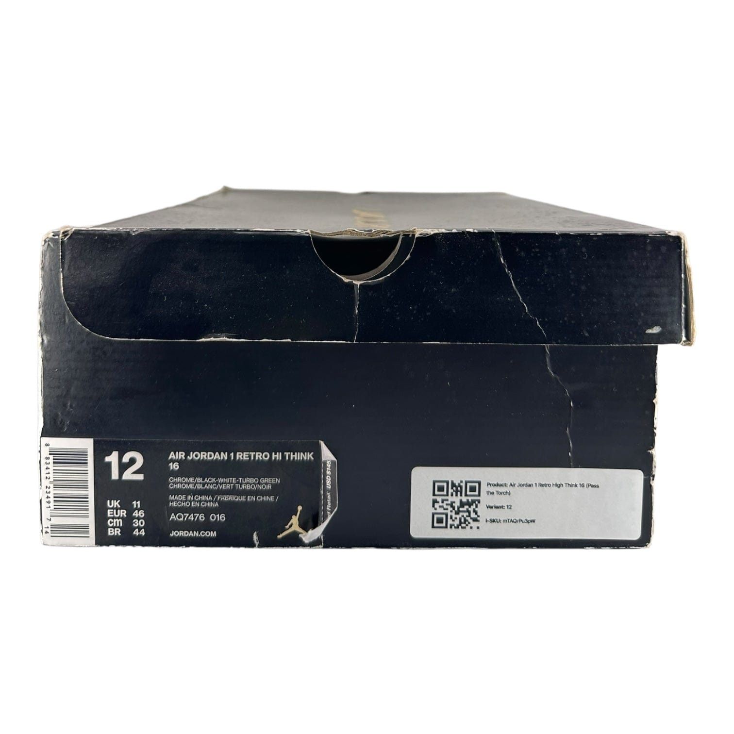 Nike 1 Retro High Think 16 (Pass the Torch) Size US 12 / EU 45 - 8 Thumbnail