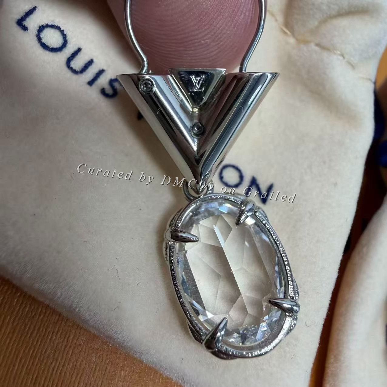 Louis Vuitton Louis Vuitton Crystal Drop Earrings Size ONE SIZE - 3 Thumbnail