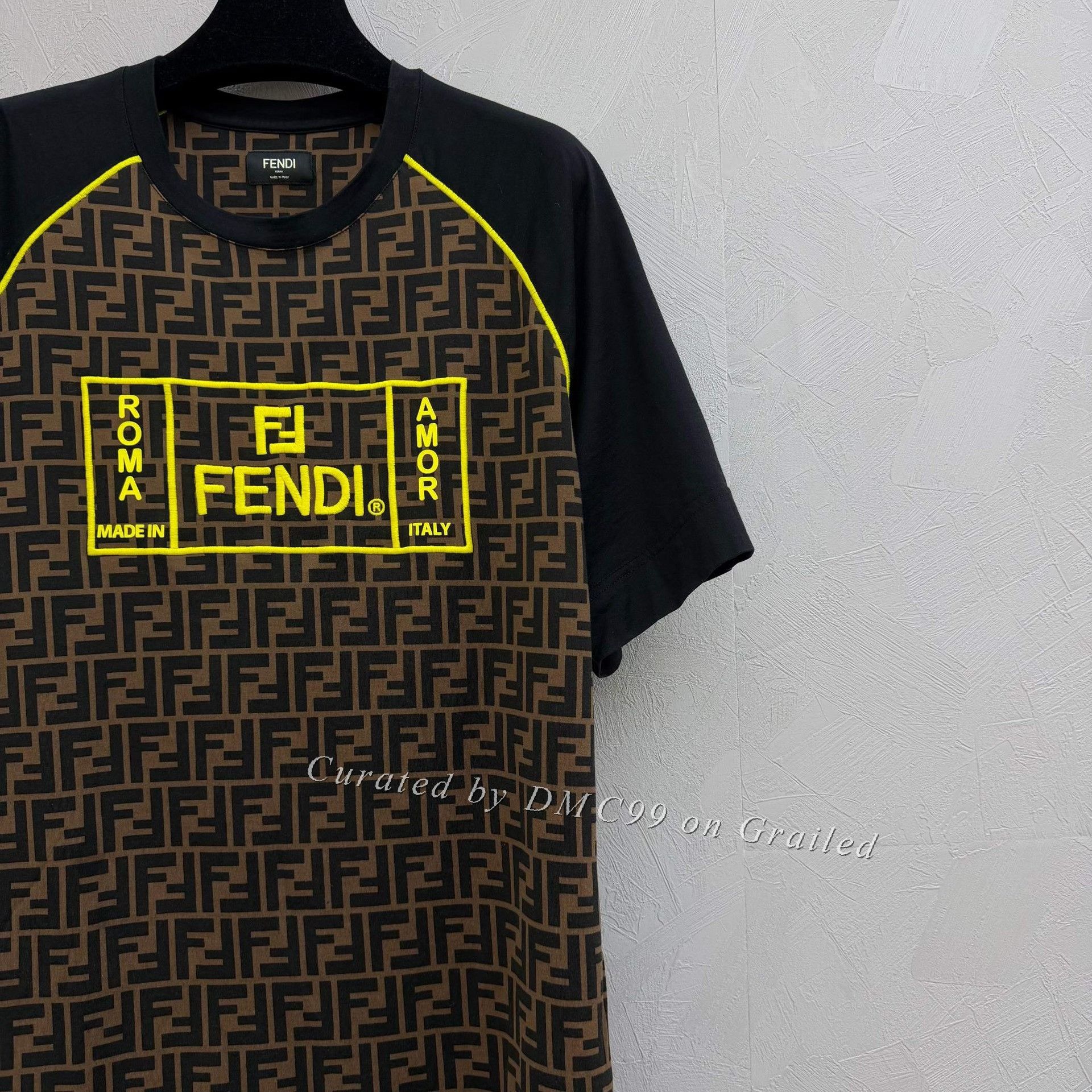 Fendi Fendi Roma Logo FF Monogram Short-Sleeve T-Shirt Size US L / EU 52-54 / 3 - 2 Thumbnail