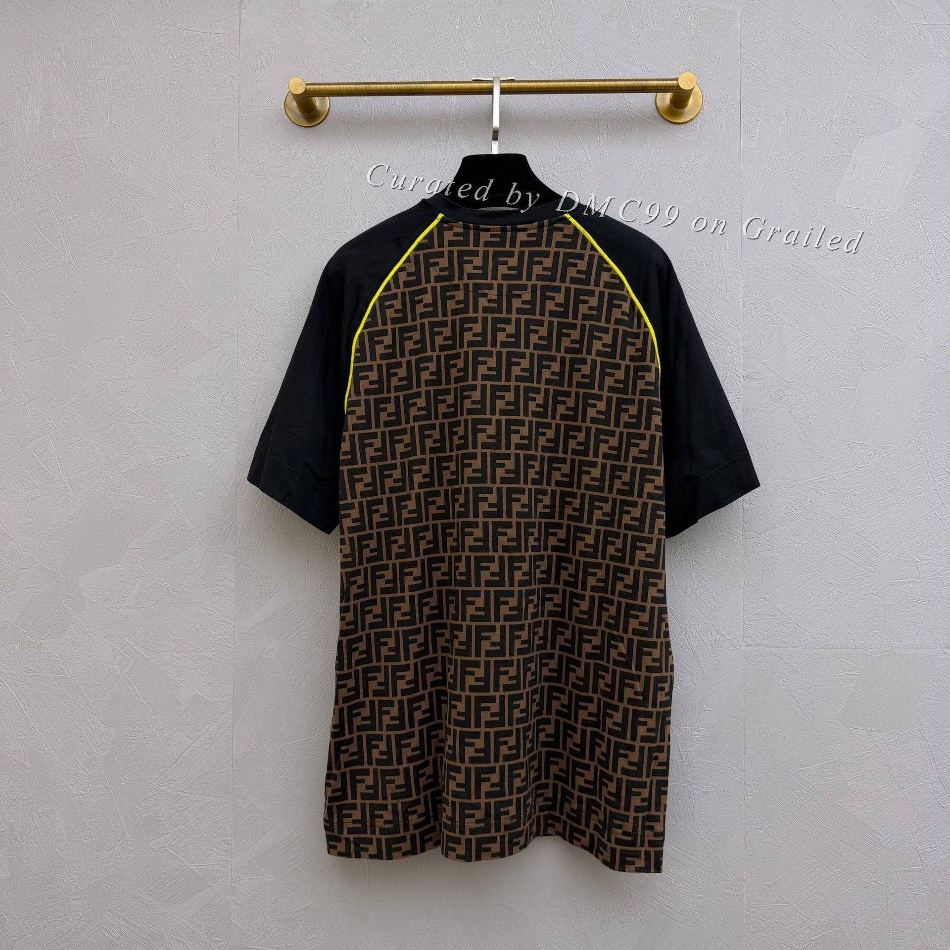 Fendi Fendi Roma Logo FF Monogram Short-Sleeve T-Shirt Size US L / EU 52-54 / 3 - 3 Thumbnail
