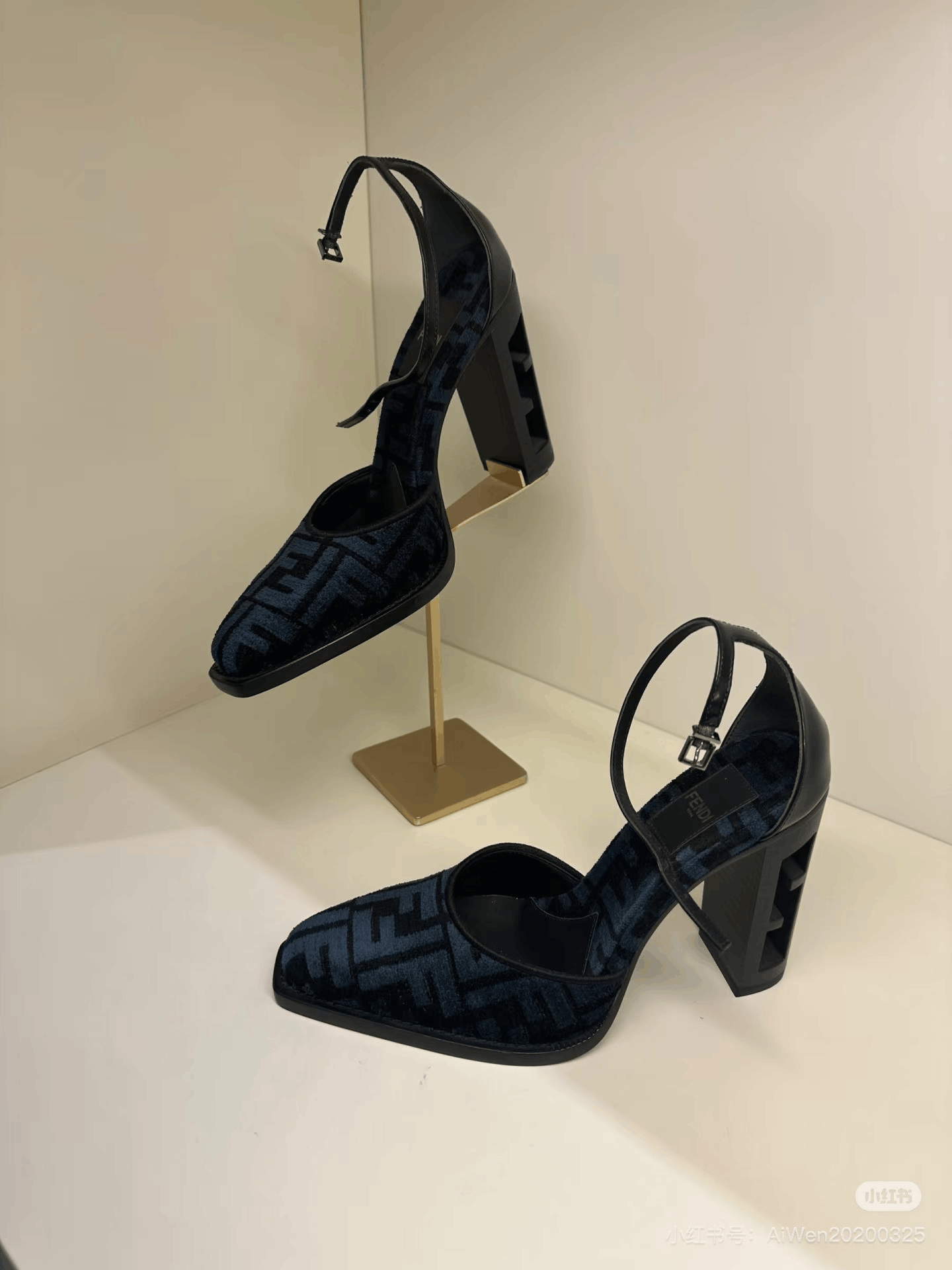Fendi Fendi Double F Logo Open Heel Heels Size US 5 / IT 35 - 6 Thumbnail