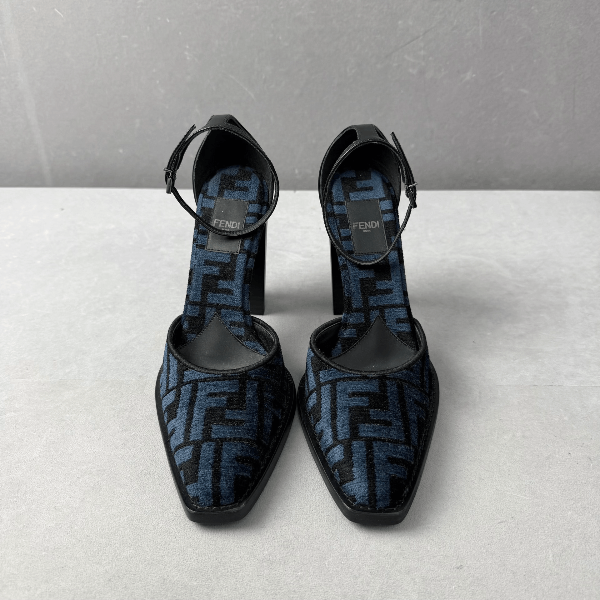 Fendi Fendi Double F Logo Open Heel Heels Size US 5 / IT 35 - 2 Thumbnail