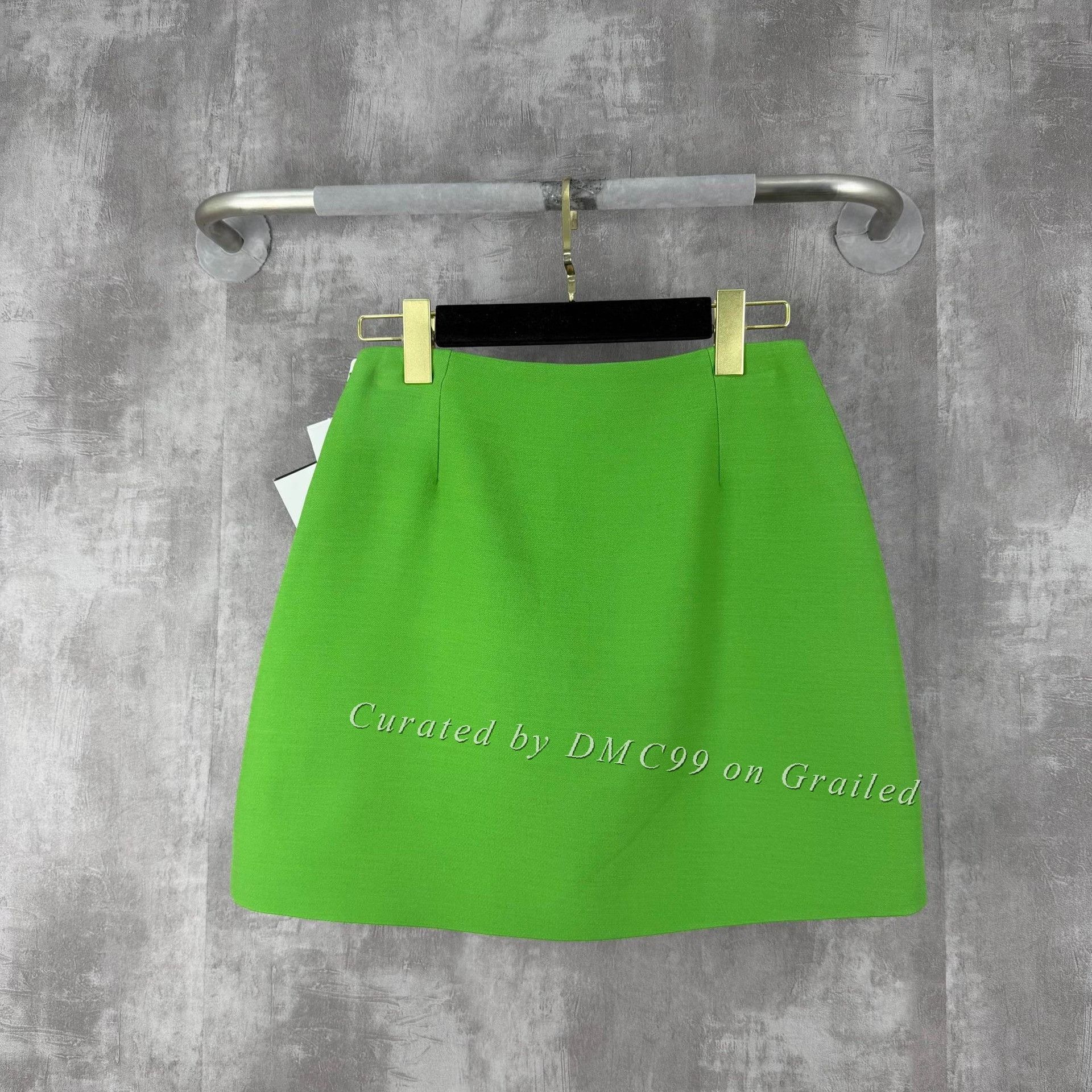 Dior Dior Wool Silk Blend Mini Skirt Size 36" / US 14 / IT 50 - 2 Thumbnail