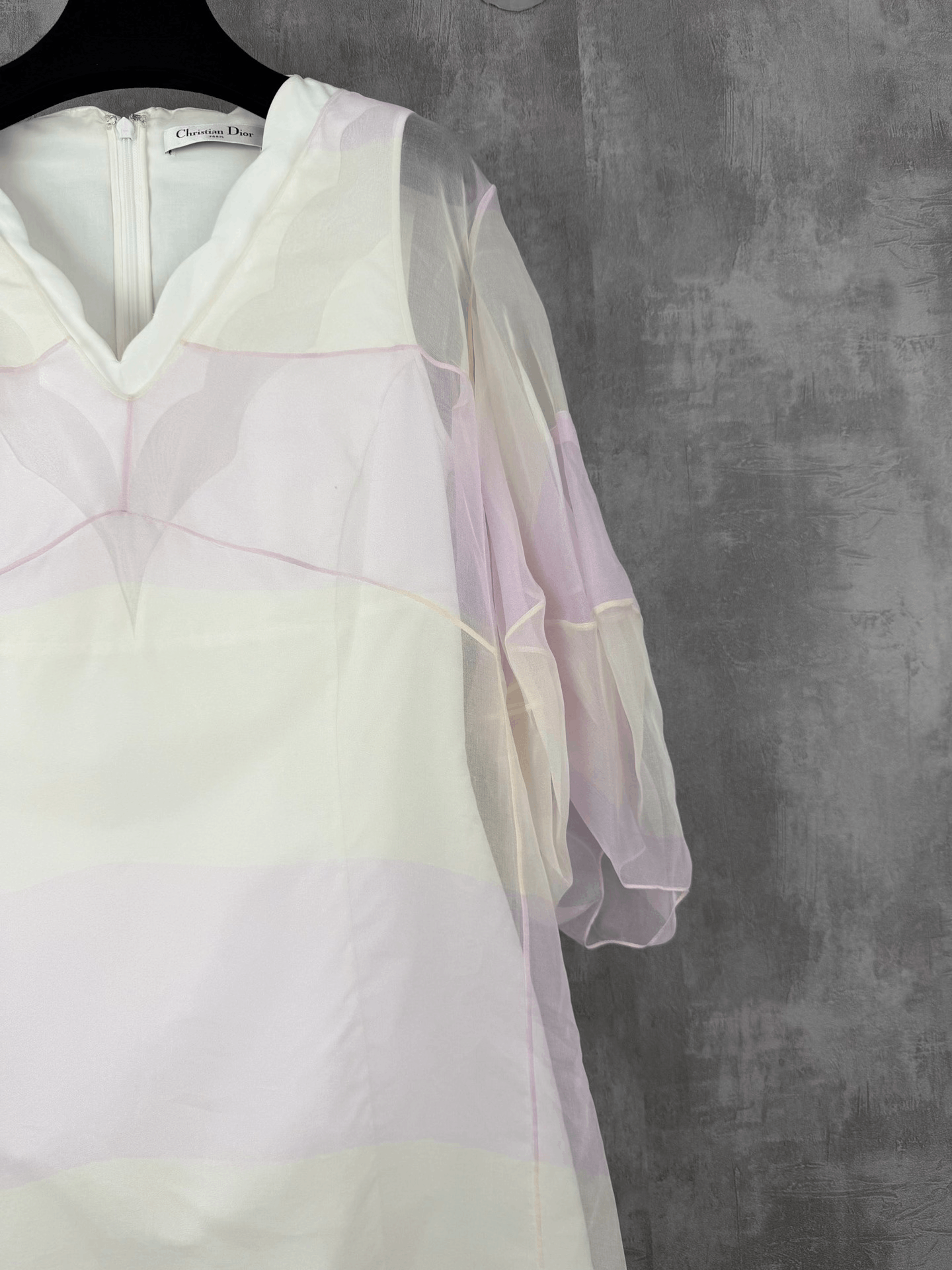 Dior Dior Colorblock Silk Tulle Dress Two-Piece Size S / US 4 / IT 40 - 2 Thumbnail