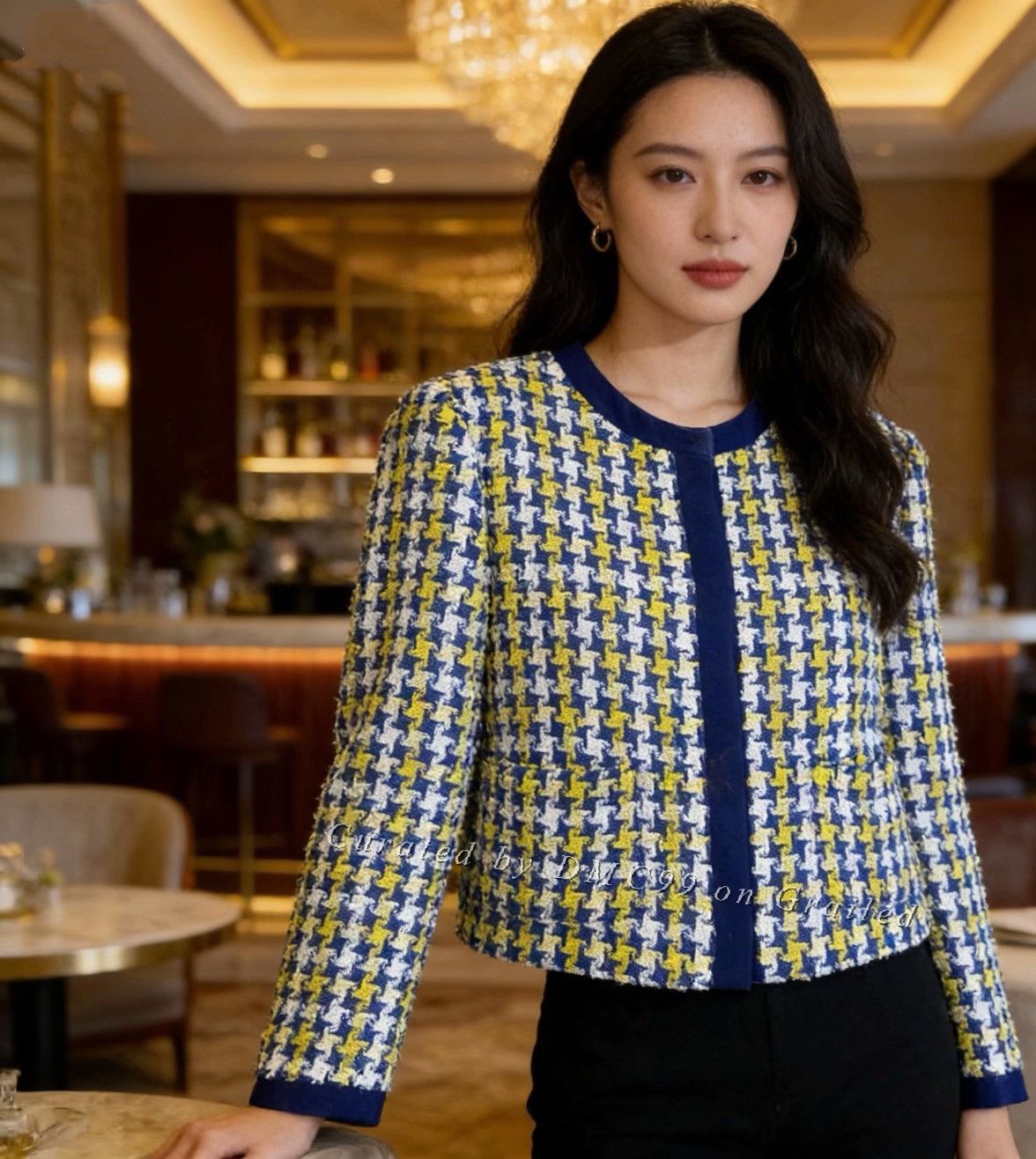 Miu Miu Miumiu Tweed Houndstooth Casual Jacket Size S / US 4 / IT 40 - 4 Thumbnail