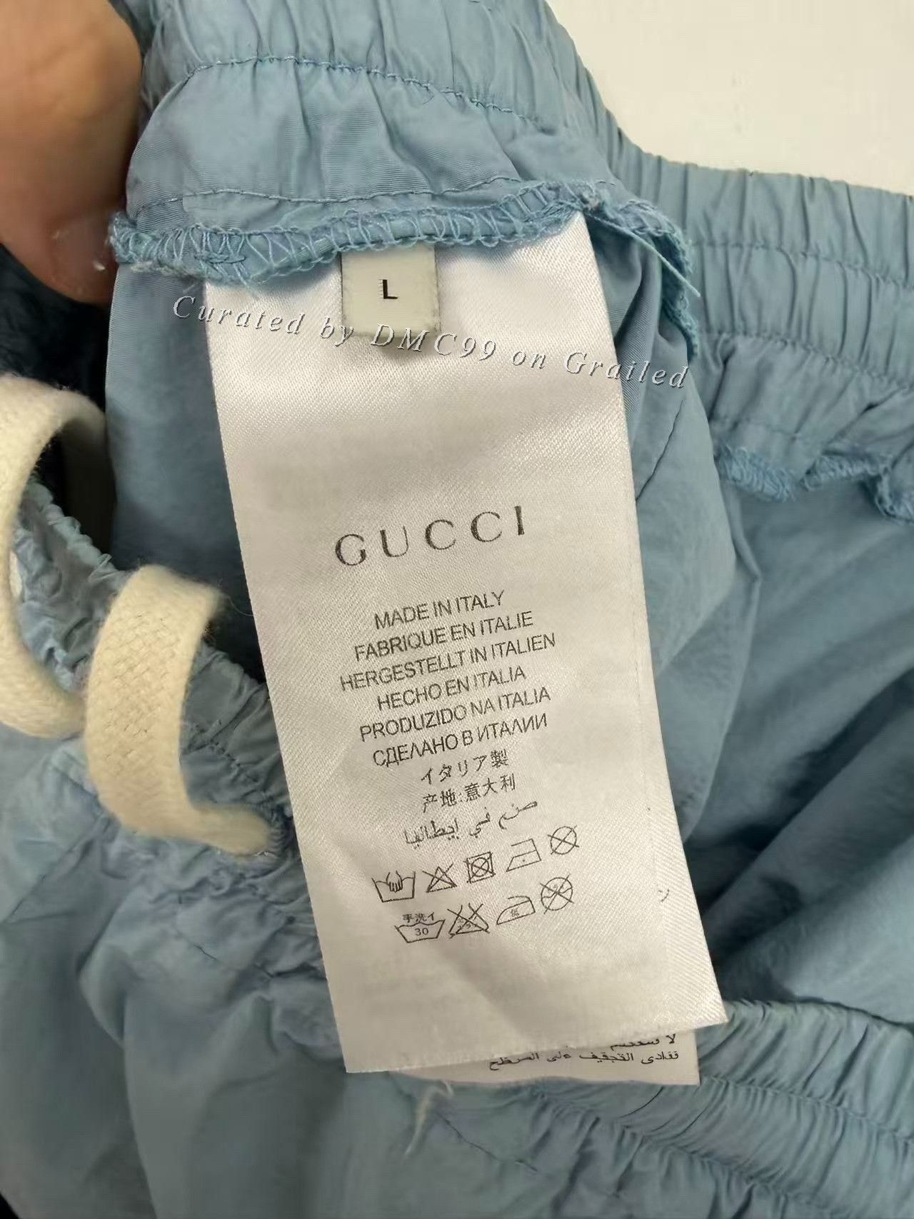 Gucci Gucci Side Logo Web Stripe Blue Pants Size US 32 / EU 48 - 4 Thumbnail