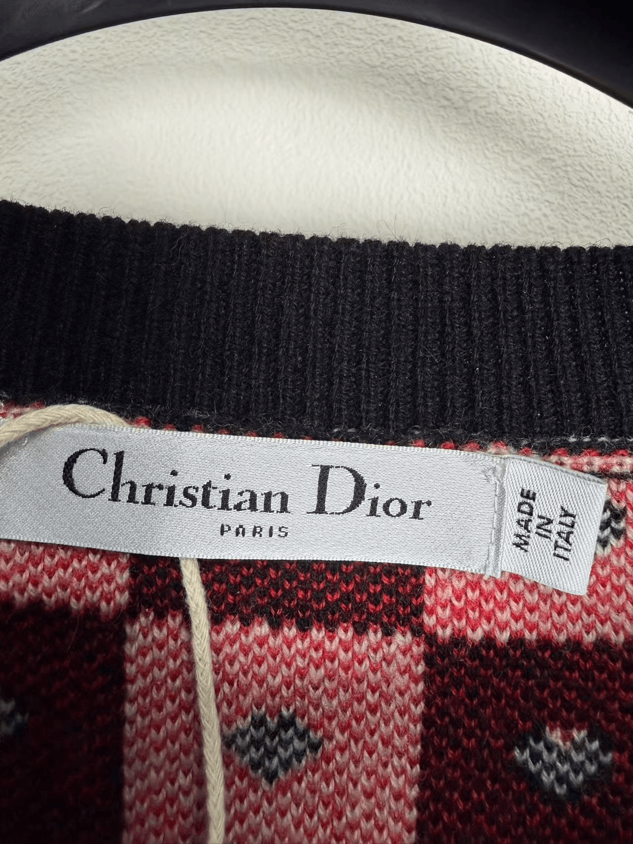 Dior Dior Heart Checkerboard Logo Cashmere Sweater Size XS / US 0-2 / IT 36-38 - 5 Thumbnail