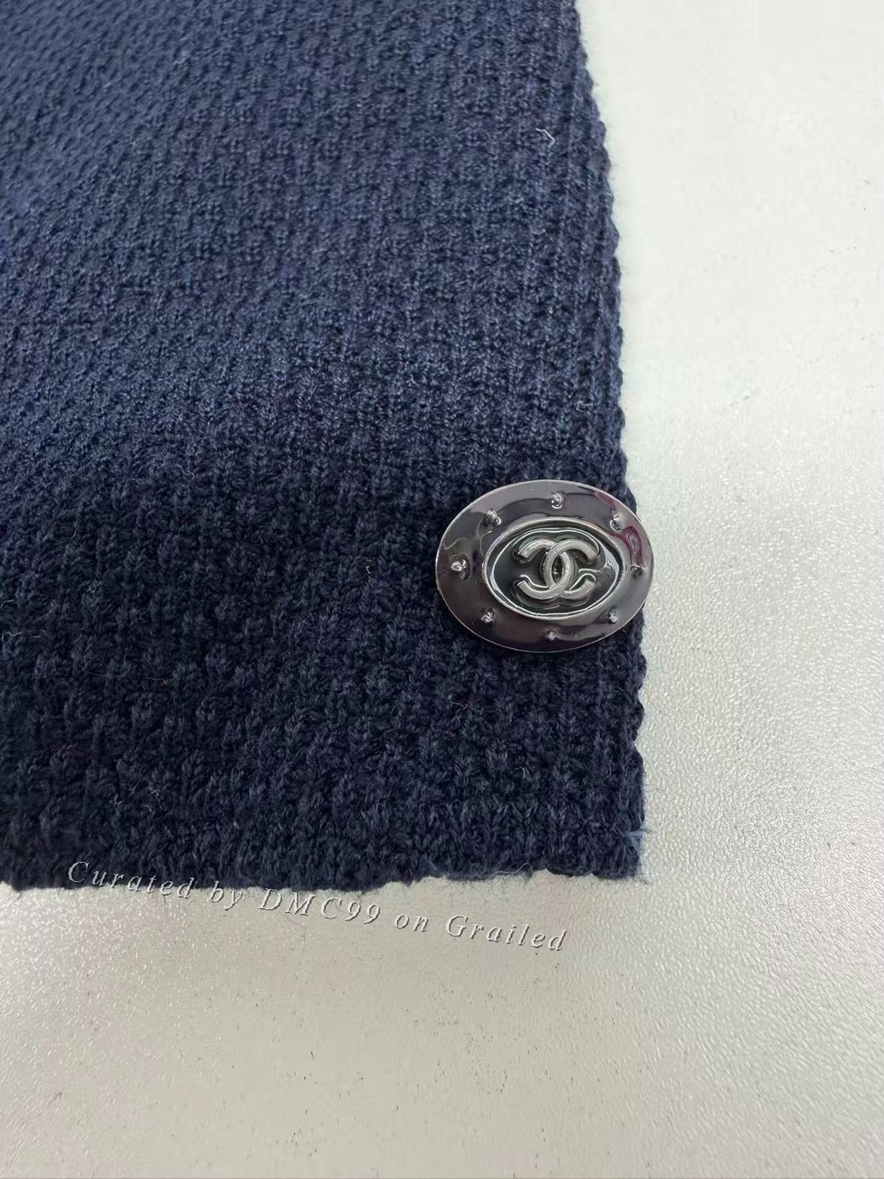 Chanel Chanel Navy Tank Top Size XXS / US 00 / IT 34 - 2 Thumbnail