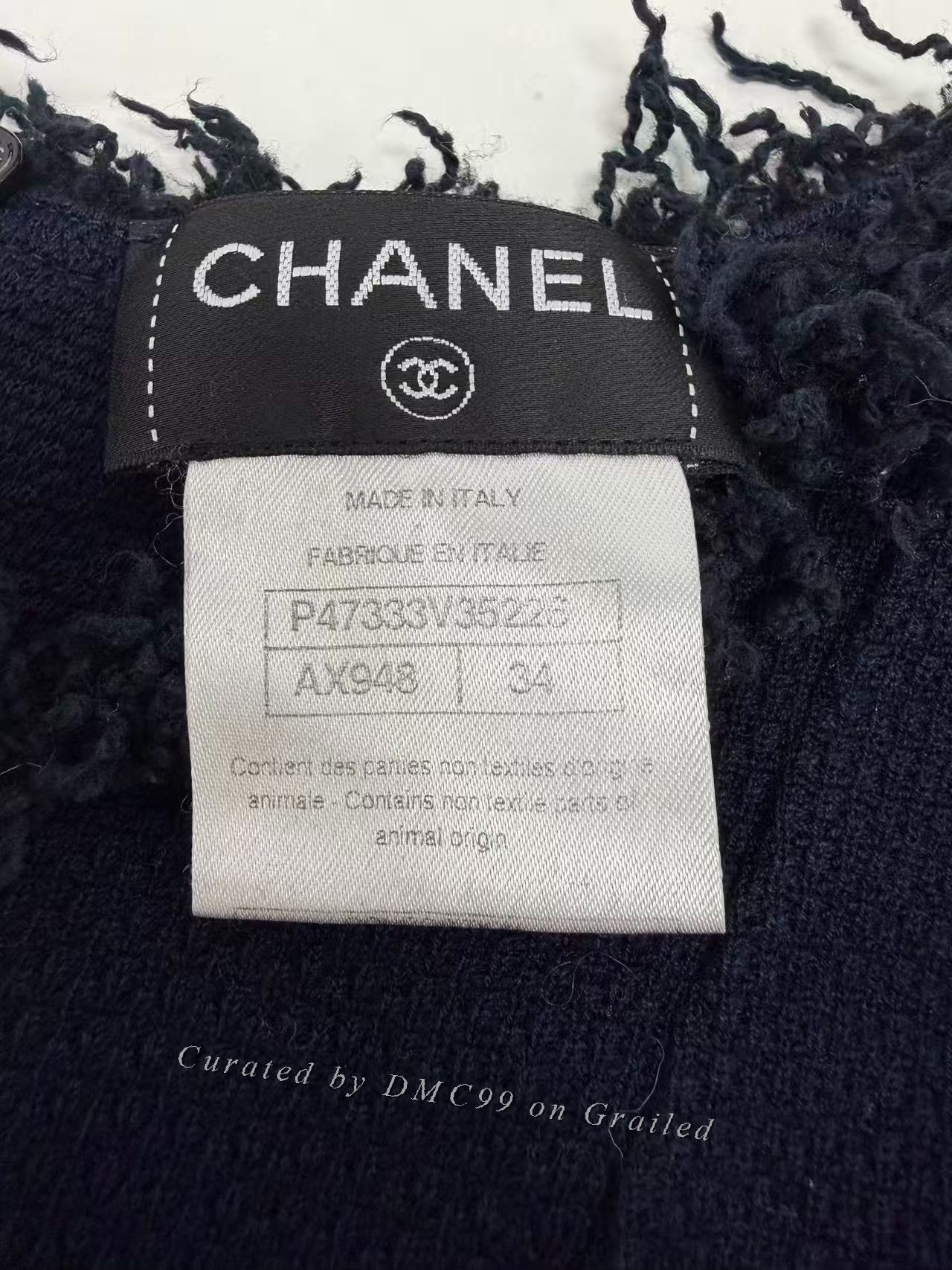 Chanel Chanel Navy Tank Top Size XXS / US 00 / IT 34 - 3 Thumbnail