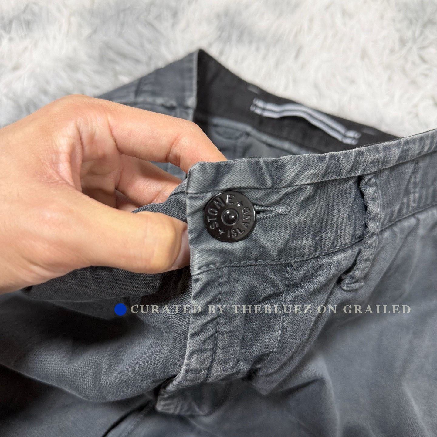 Stone Island Stone Island Washed Cargo Pants W30 Size US 30 / EU 46 - 4 Thumbnail