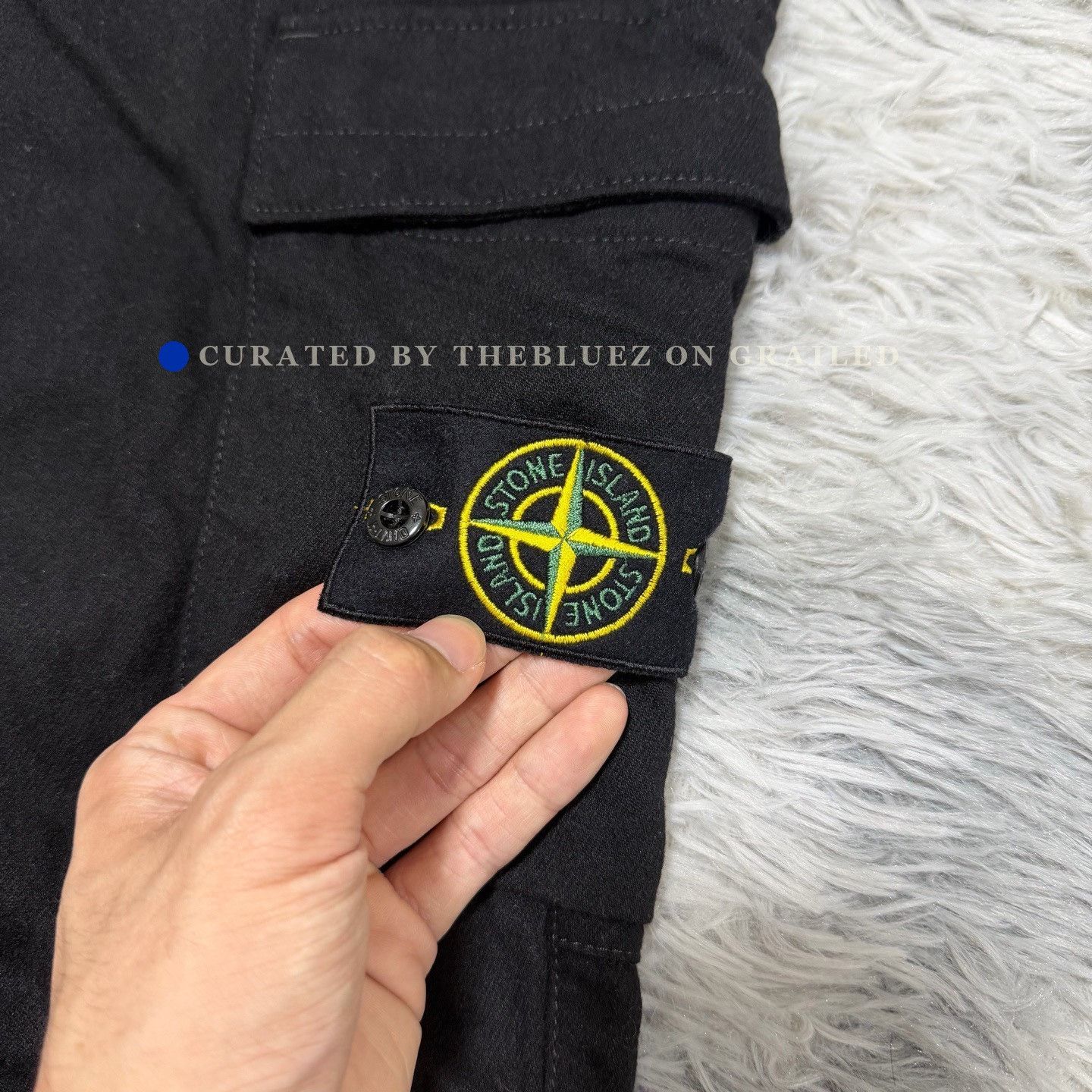 Stone Island Stone Island Wool Blend Cargo Straight Pants Size US 30 / EU 46 - 3 Thumbnail