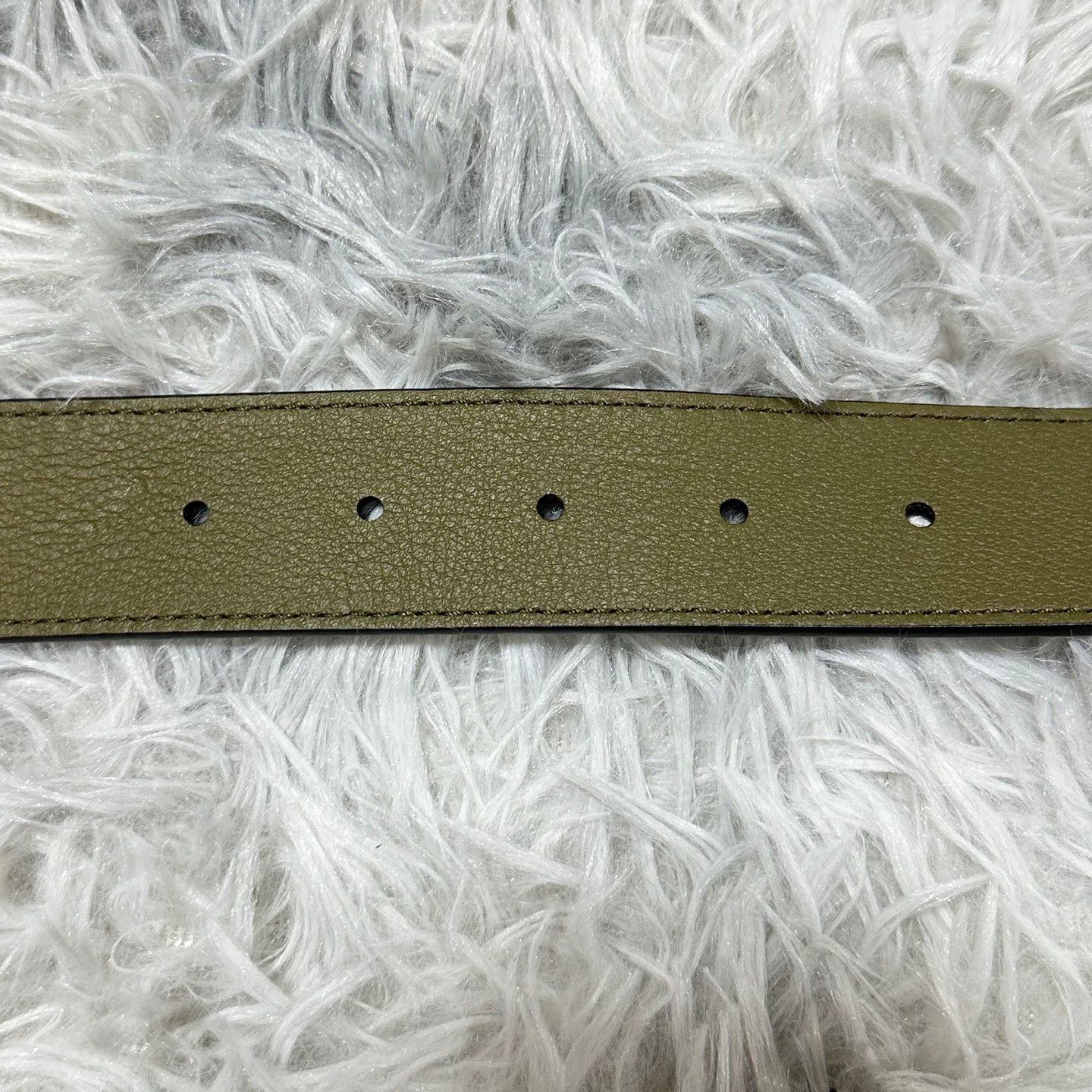 Louis Vuitton Louis Vuitton Leather Brass Belt Size ONE SIZE - 6 Thumbnail