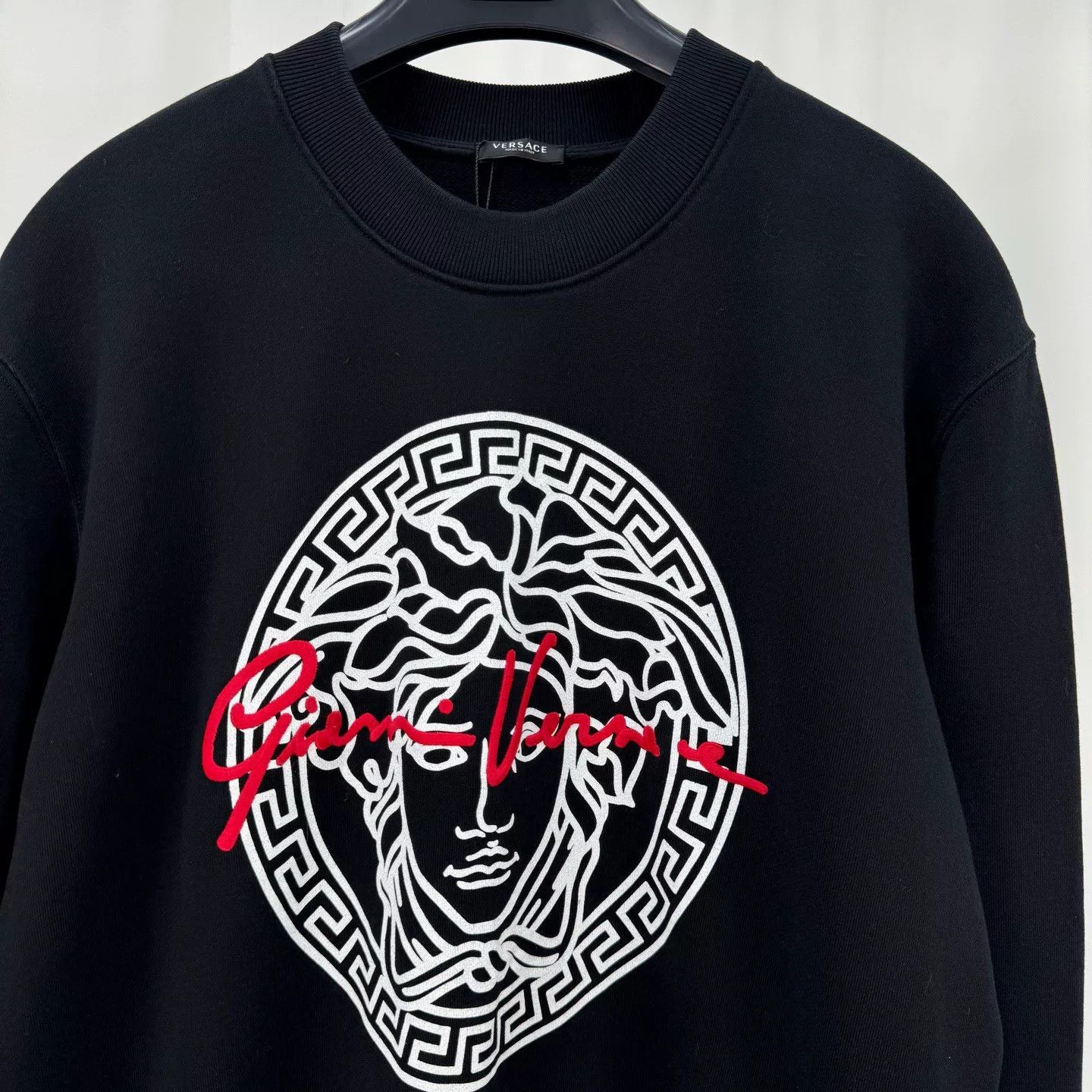 Versace Versace Embroidered Letter Medusa Sweatshirt Size US XXS / EU 40 - 3 Thumbnail