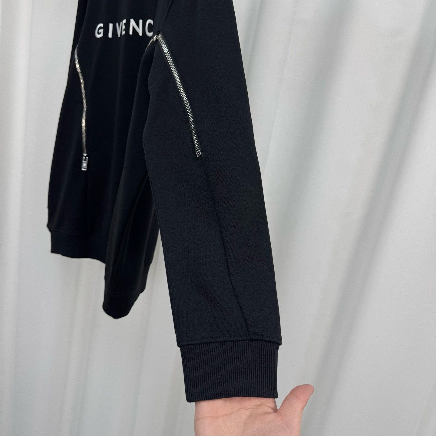 Givenchy Givenchy 25SS Zipper Embroidered Letter Hoodie Size US M / EU 48-50 / 2 - 4 Thumbnail