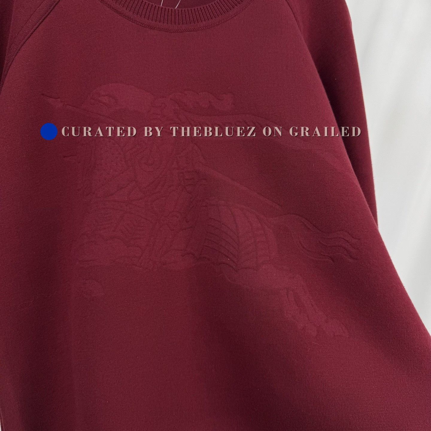 Burberry Burberry Horse Emblem Embossed Knit Sweater Size US L / EU 52-54 / 3 - 5 Thumbnail