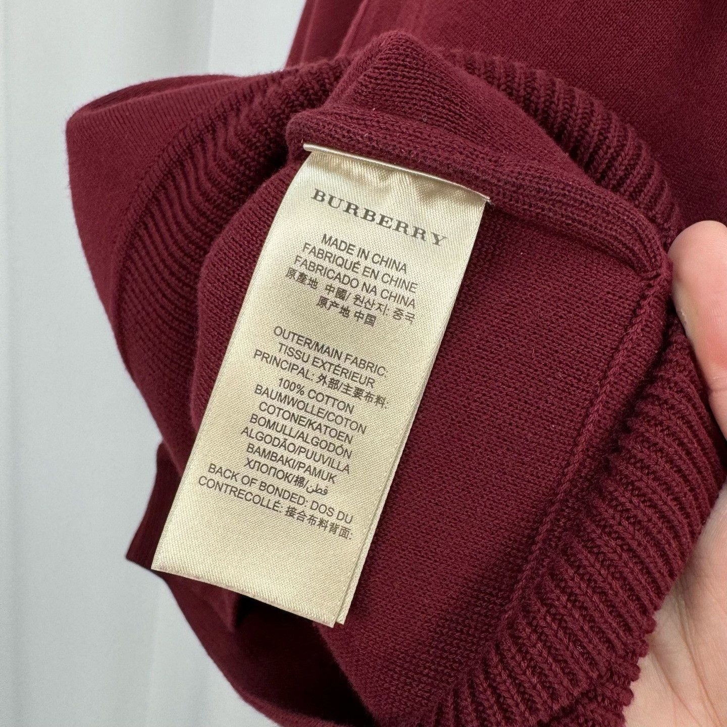 Burberry Burberry Horse Emblem Knit Sweater Size US L / EU 52-54 / 3 - 7 Thumbnail