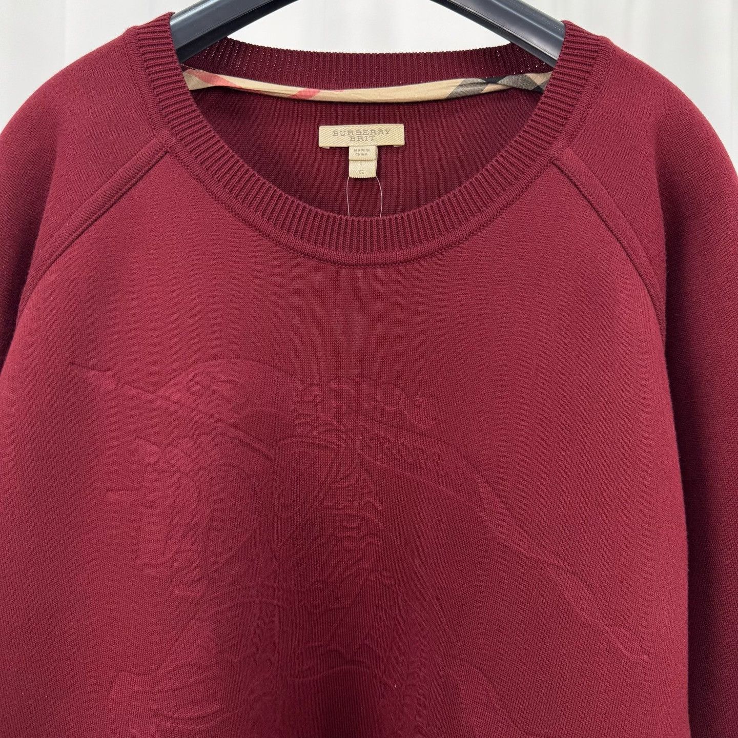 Burberry Burberry Horse Emblem Knit Sweater Size US L / EU 52-54 / 3 - 3 Thumbnail