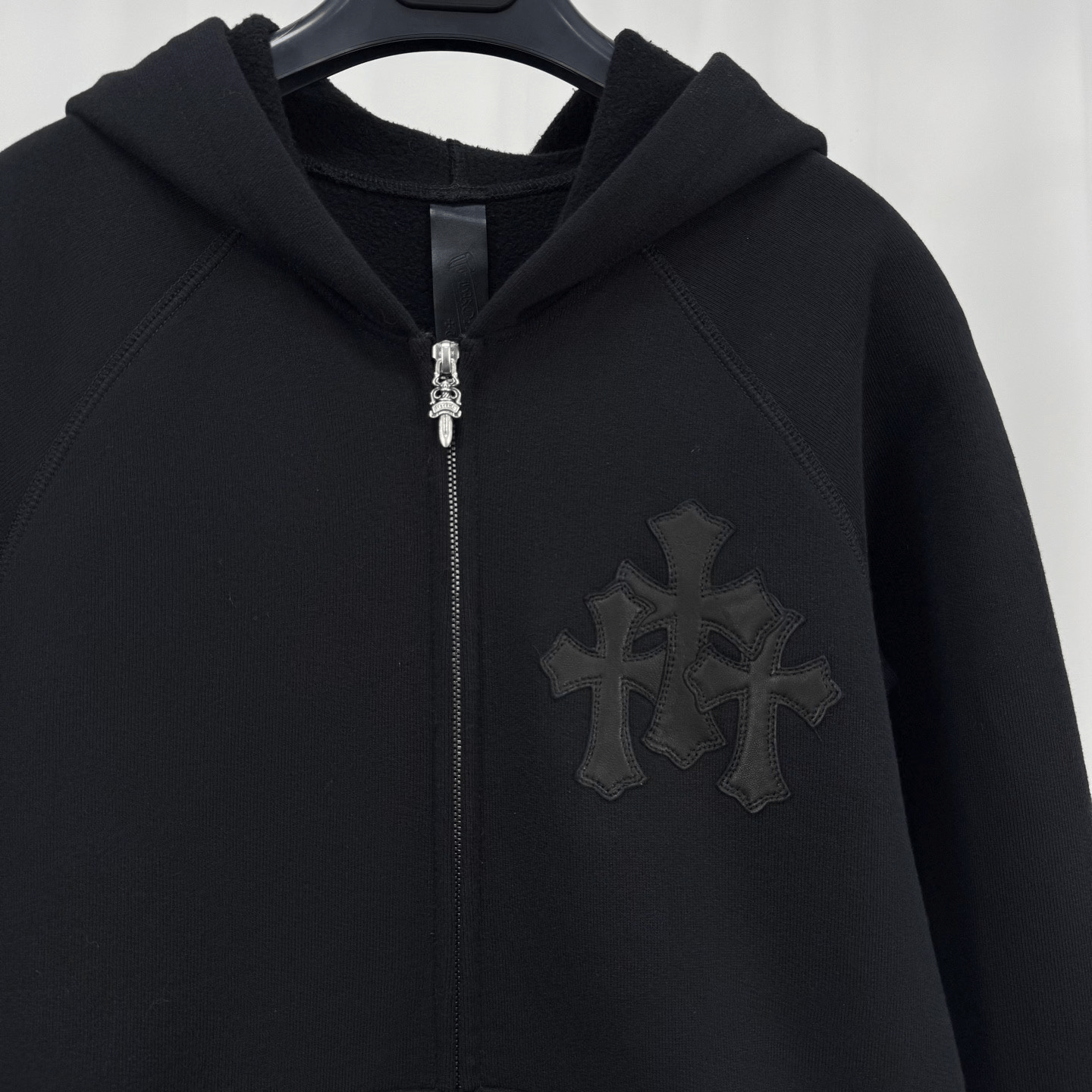 Chrome Hearts Chrome Hearts New Patchwork Zip Hoodie Size US S / EU 44-46 / 1 - 3 Thumbnail