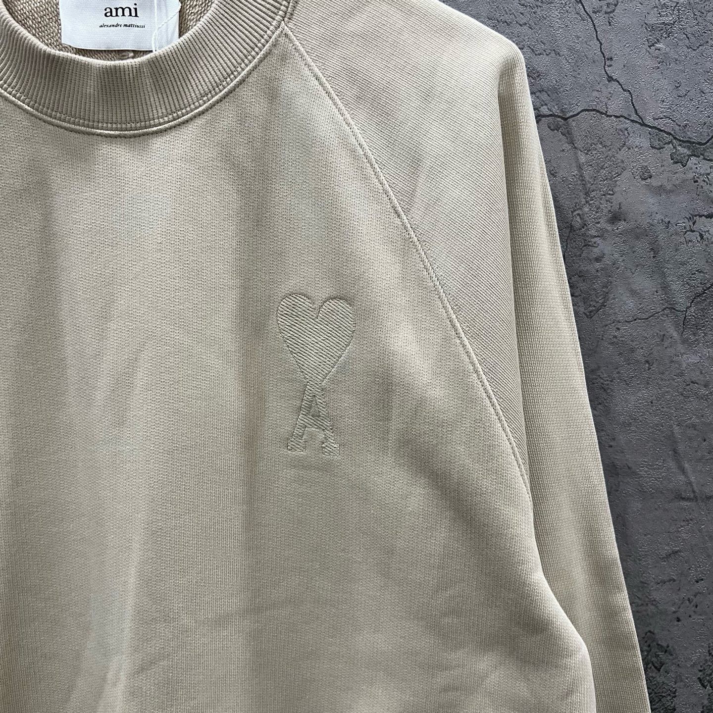 AMI Ami Beige Pullover Sweatshirt Size US S / EU 44-46 / 1 - 3 Thumbnail