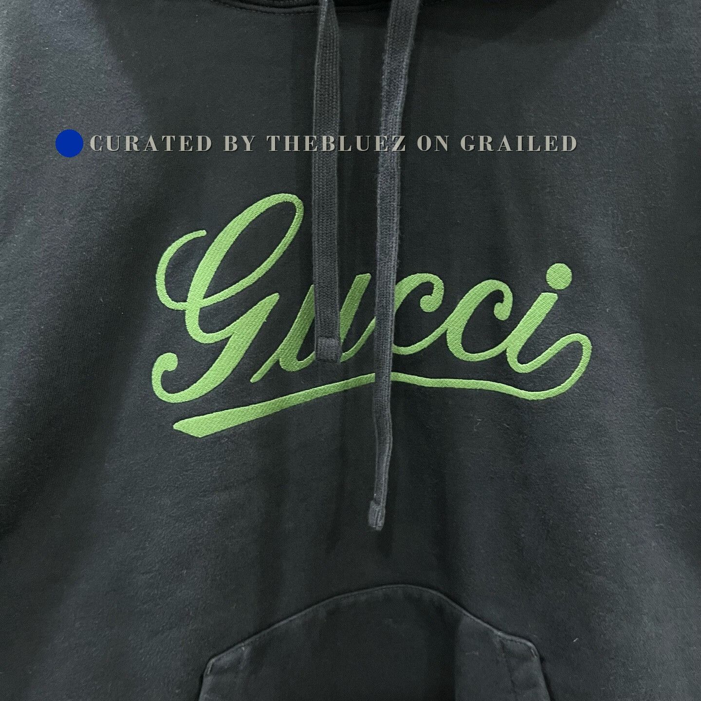 Gucci Gucci Cursive Logo Hoodie Size US S / EU 44-46 / 1 - 3 Thumbnail