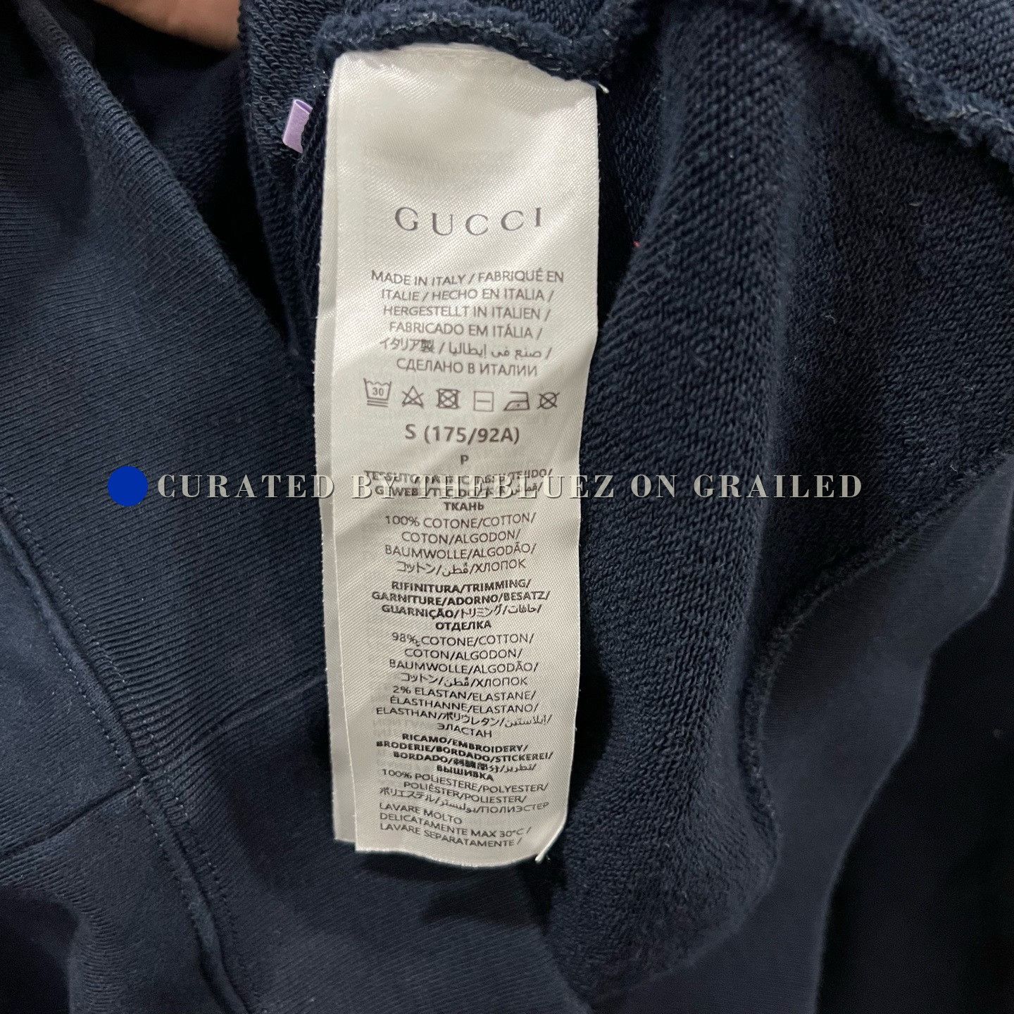 Gucci Gucci Cursive Logo Hoodie Size US S / EU 44-46 / 1 - 5 Thumbnail